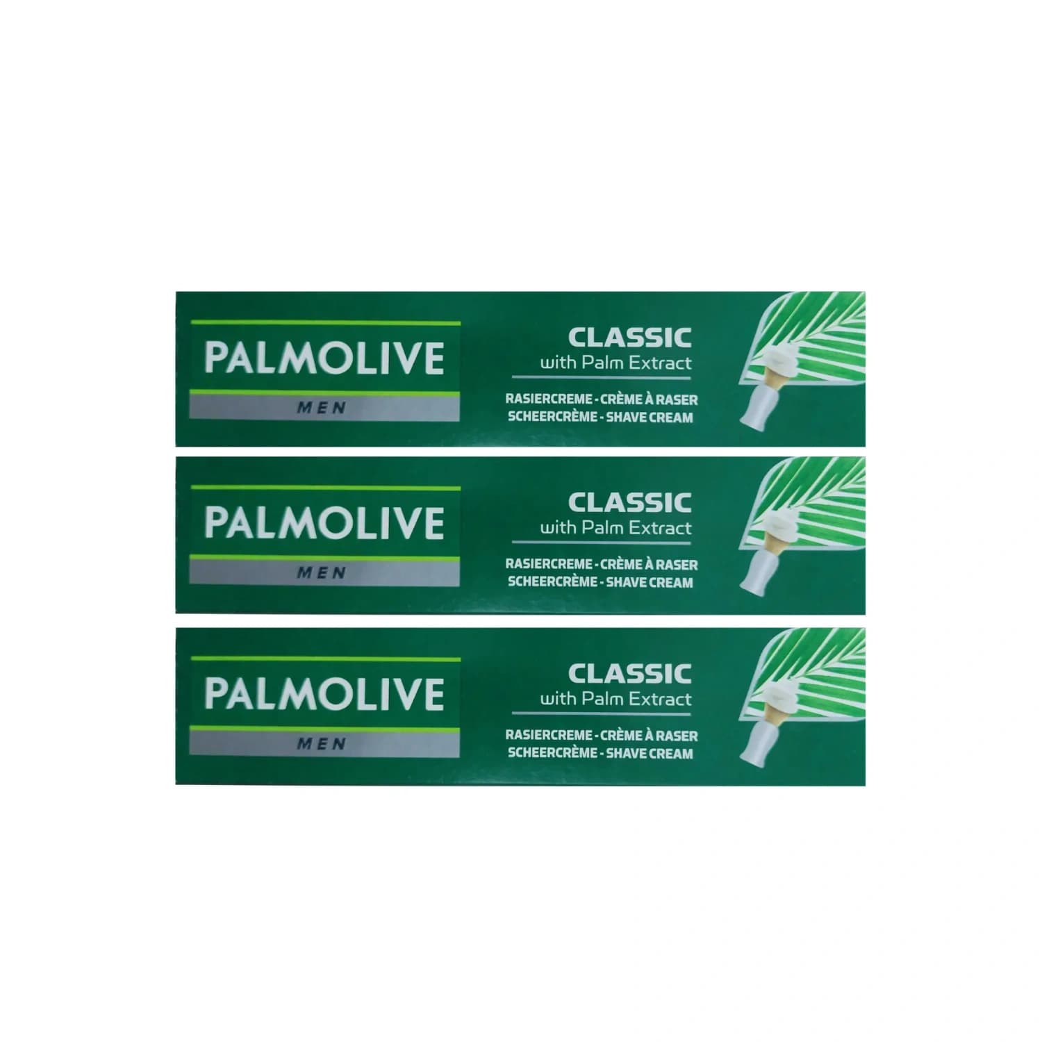 3x Palmolive Men Palm Extract Shave Cream100ml