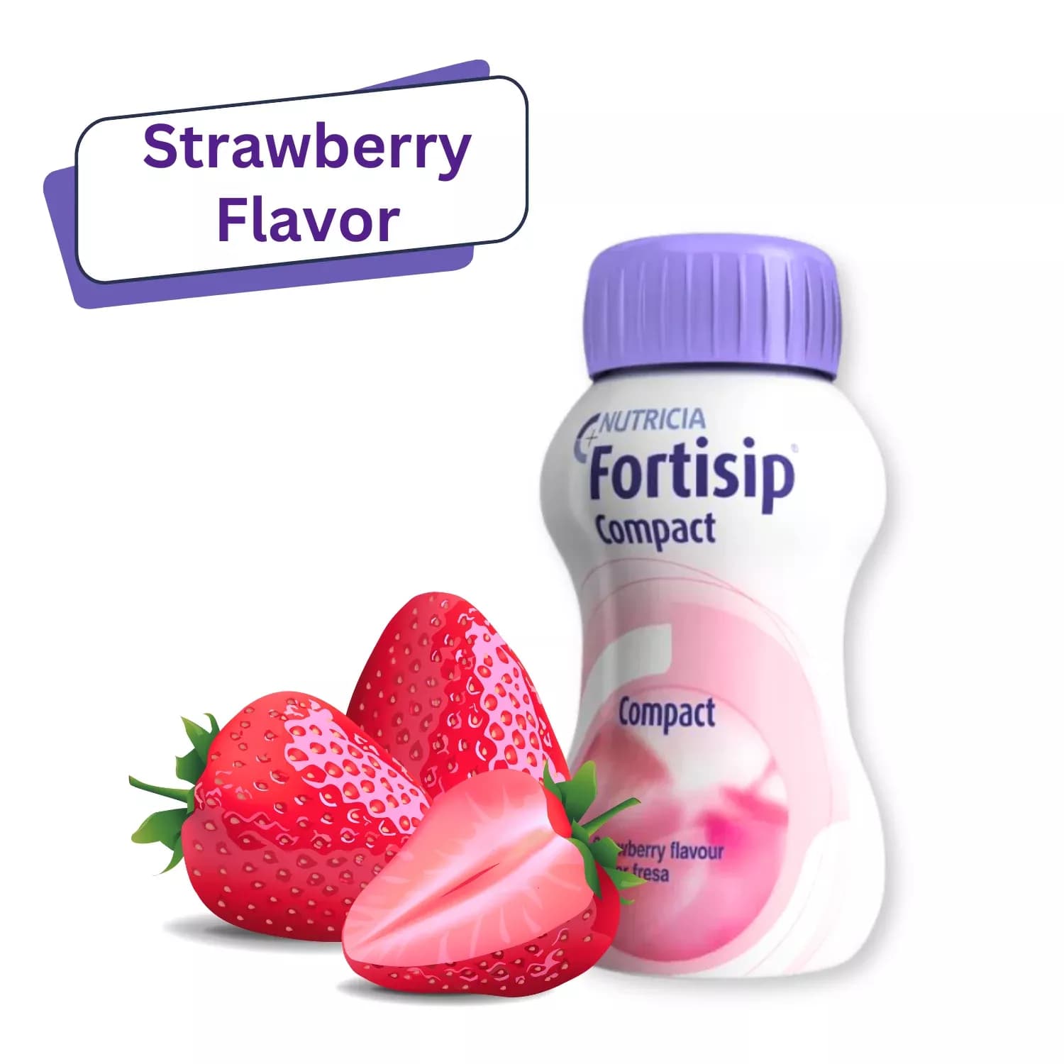 Fortisip Compact Strawberry – 4 x 125ml