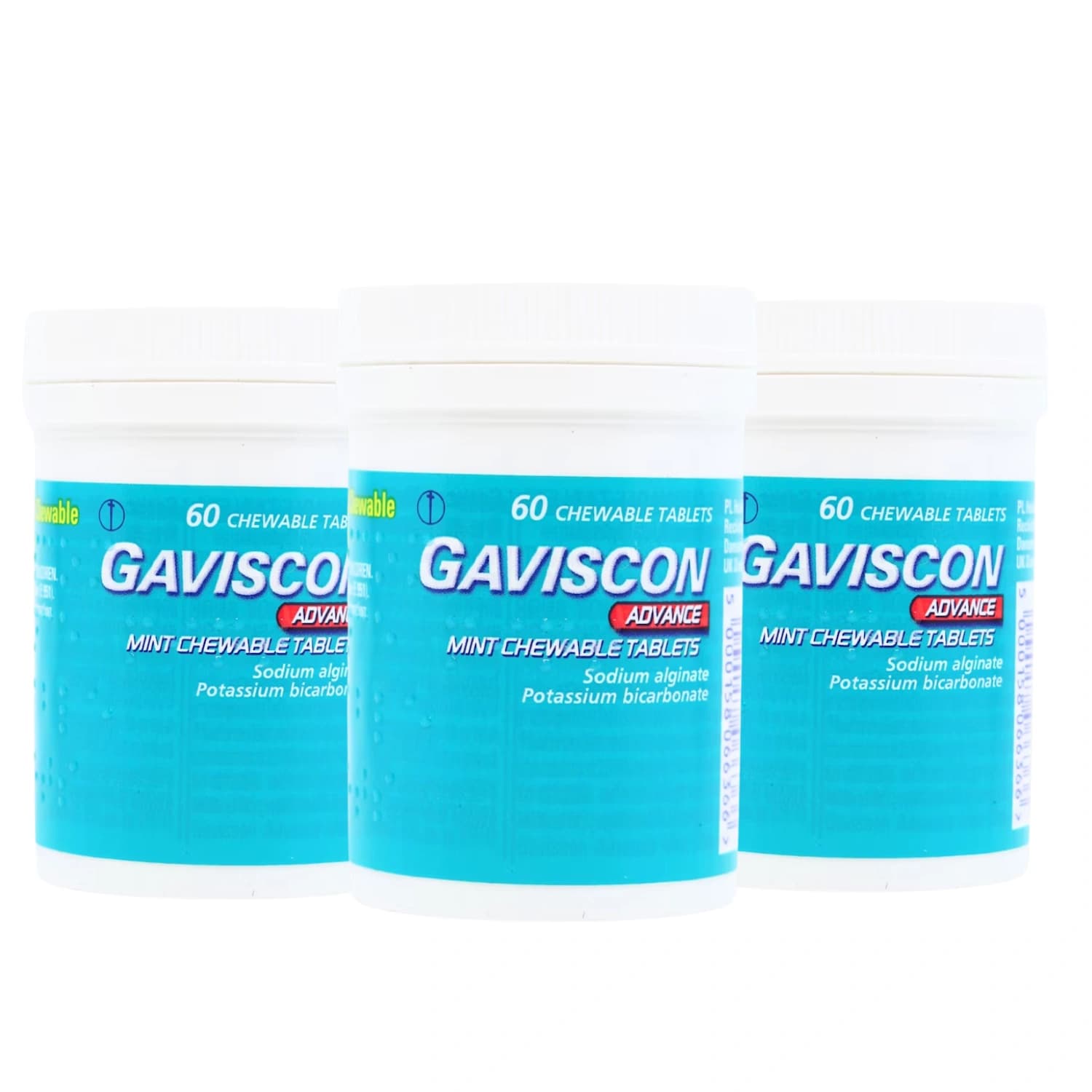Gaviscon Advance 60 Tablets – Pack of 3