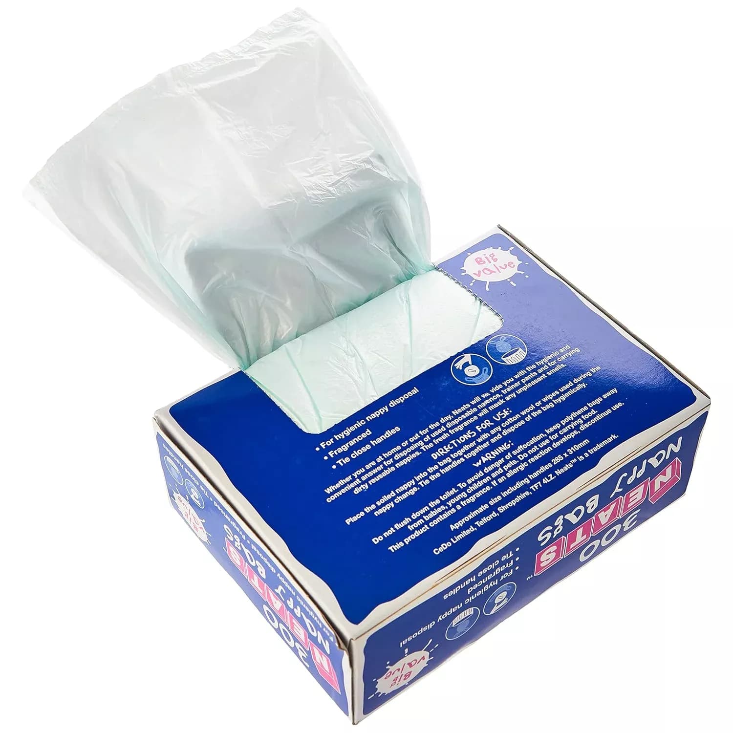 Neats Nappy Bags Pack of 300
