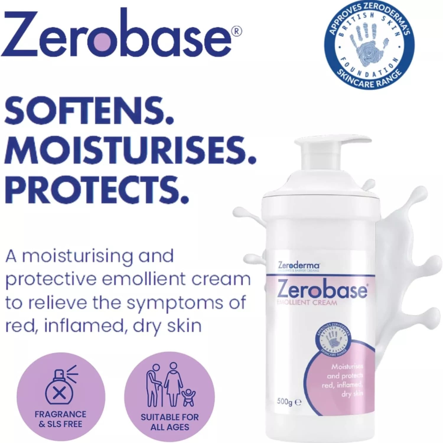 Zerobase Emollient Cream 50g