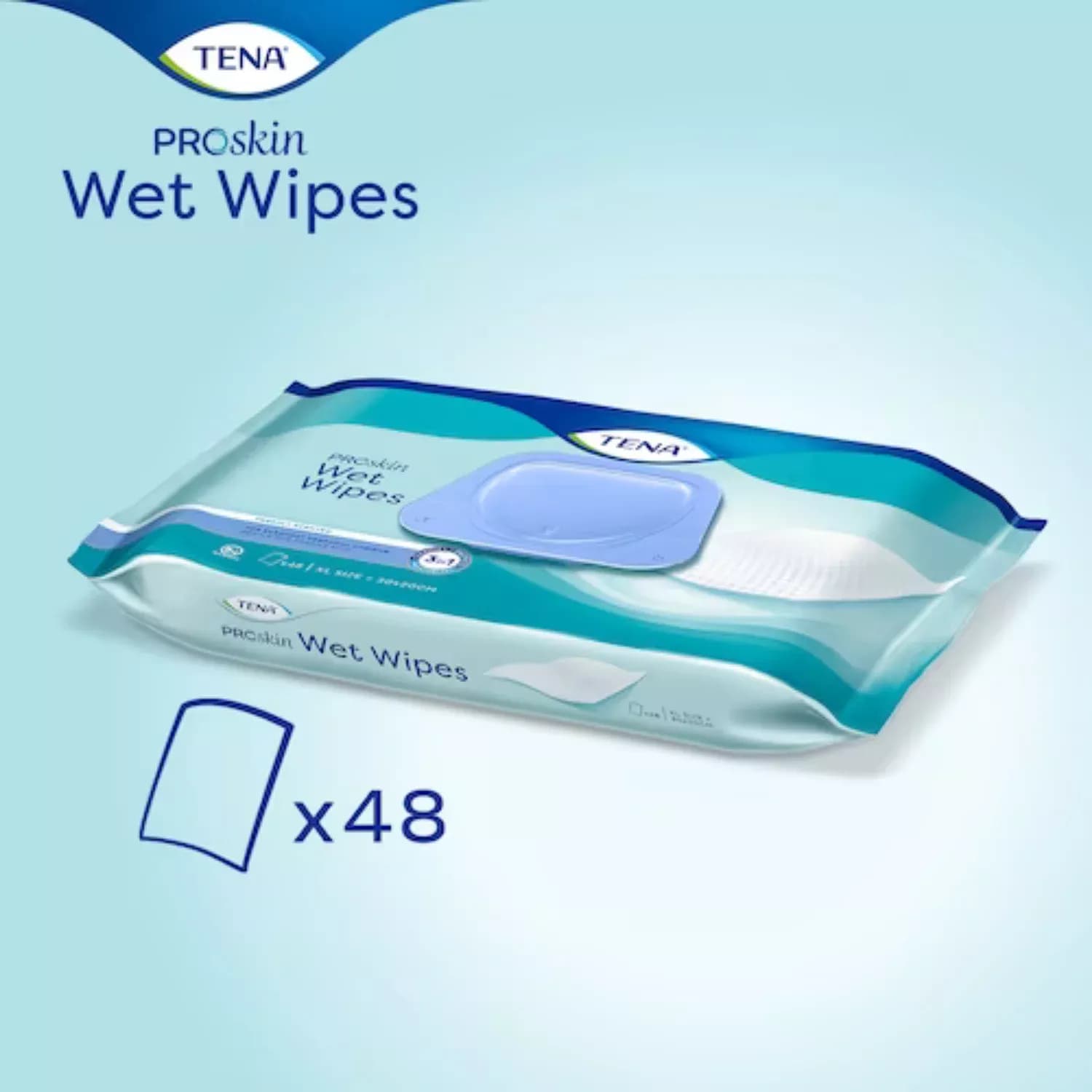 Tena Proskin Wet Wipes XL 48 Wipes