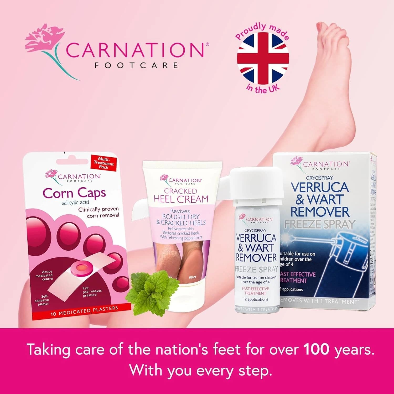 Carnation Bunion Pads – 4 Pads