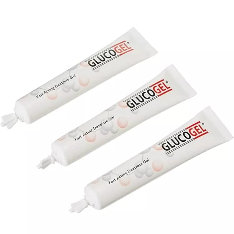 GlucoGel Fast-Acting Glucose Energy Gel Original Tubes 3X25g