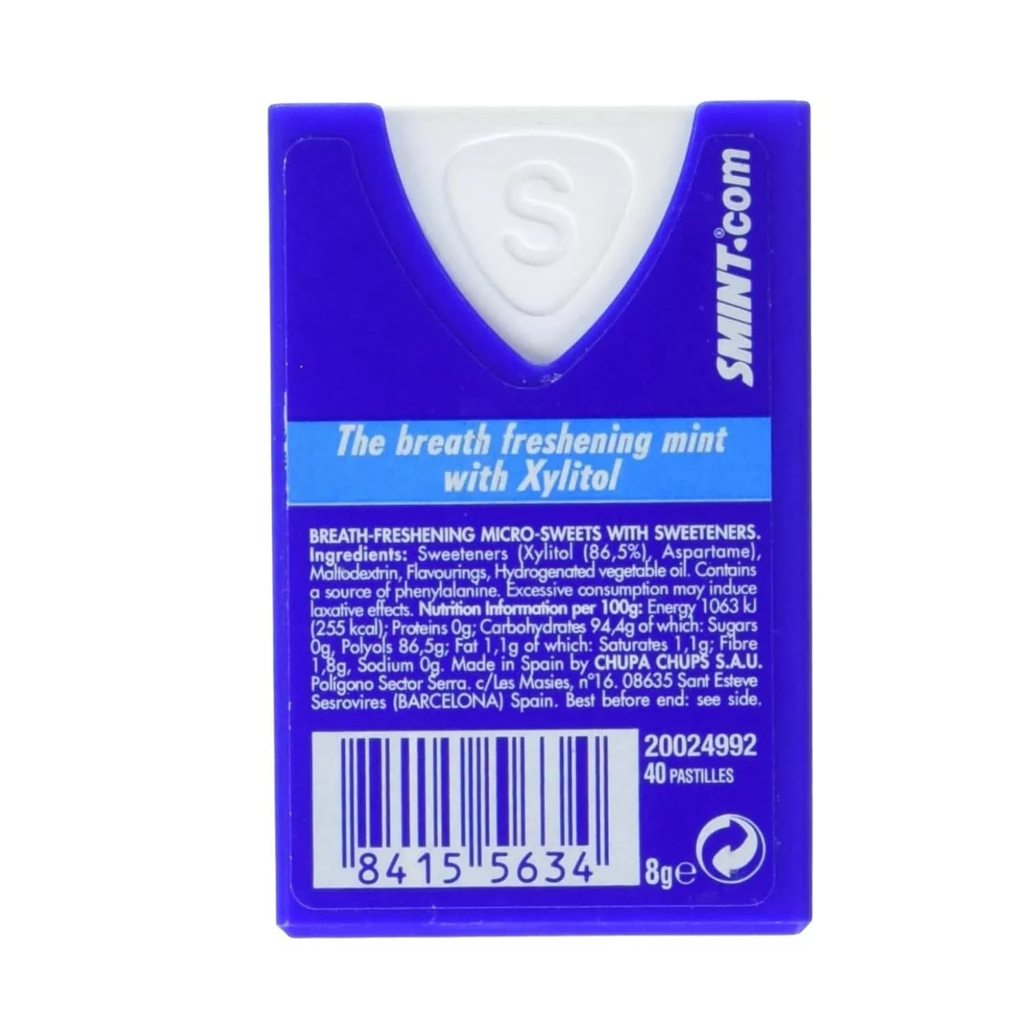 Smint Mint Sugar Free Mints 8g