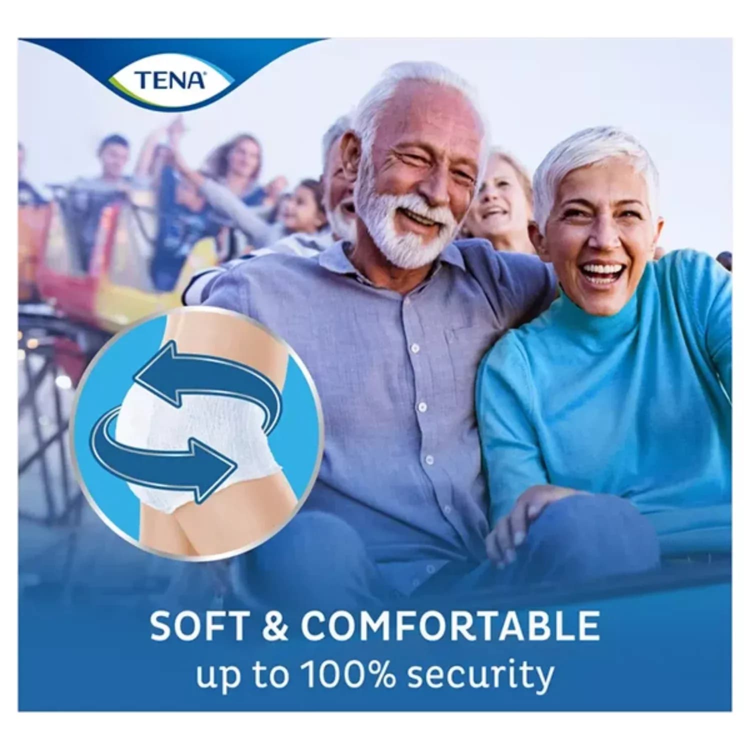 TENA Pants Plus Large Pack of 8