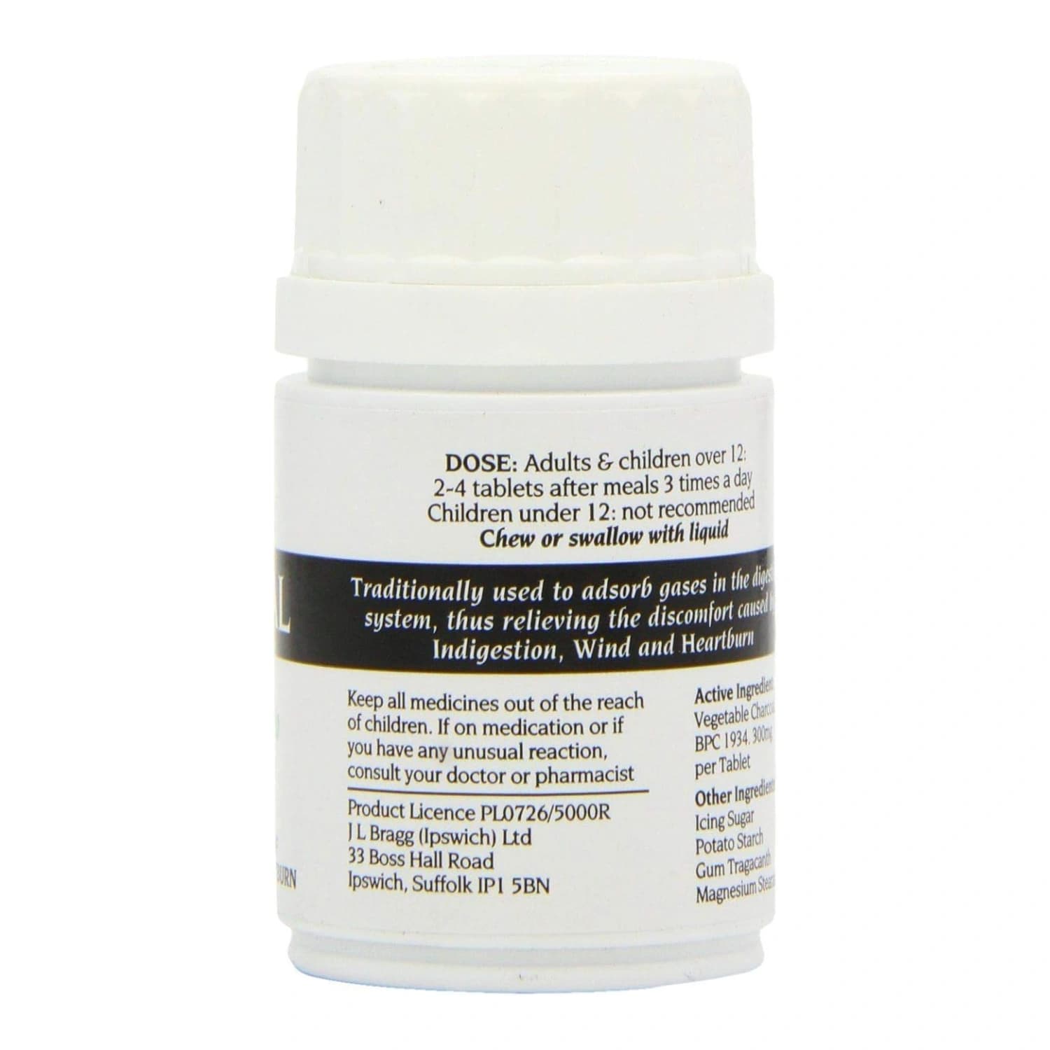 Bragg’s Medicinal Charcoal 100 Tablets
