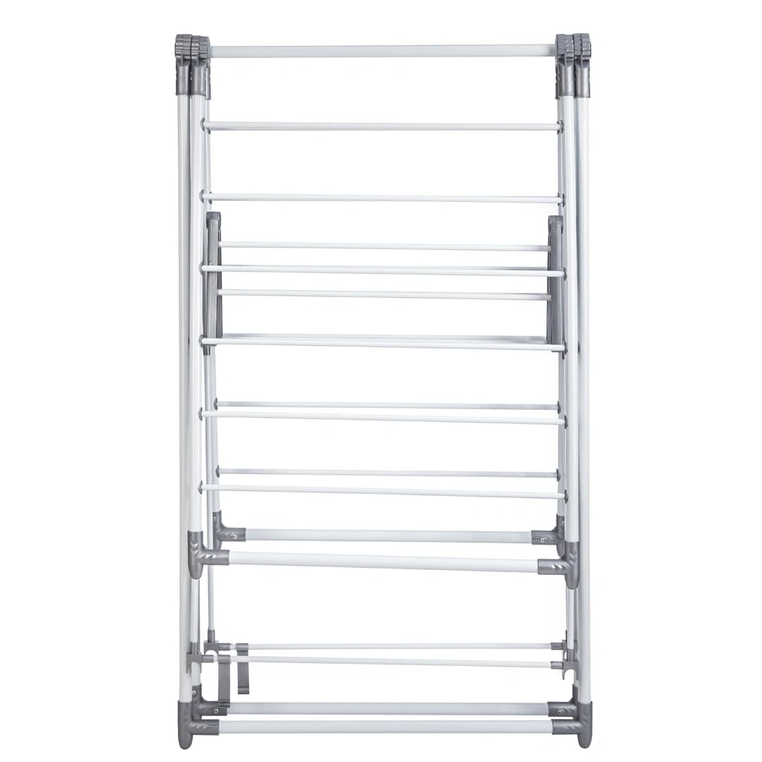 kemket 21-Rail Foldable Clothes Drying Rack with Adjustable Wings, Suitable for Indoor & Outdoor Use