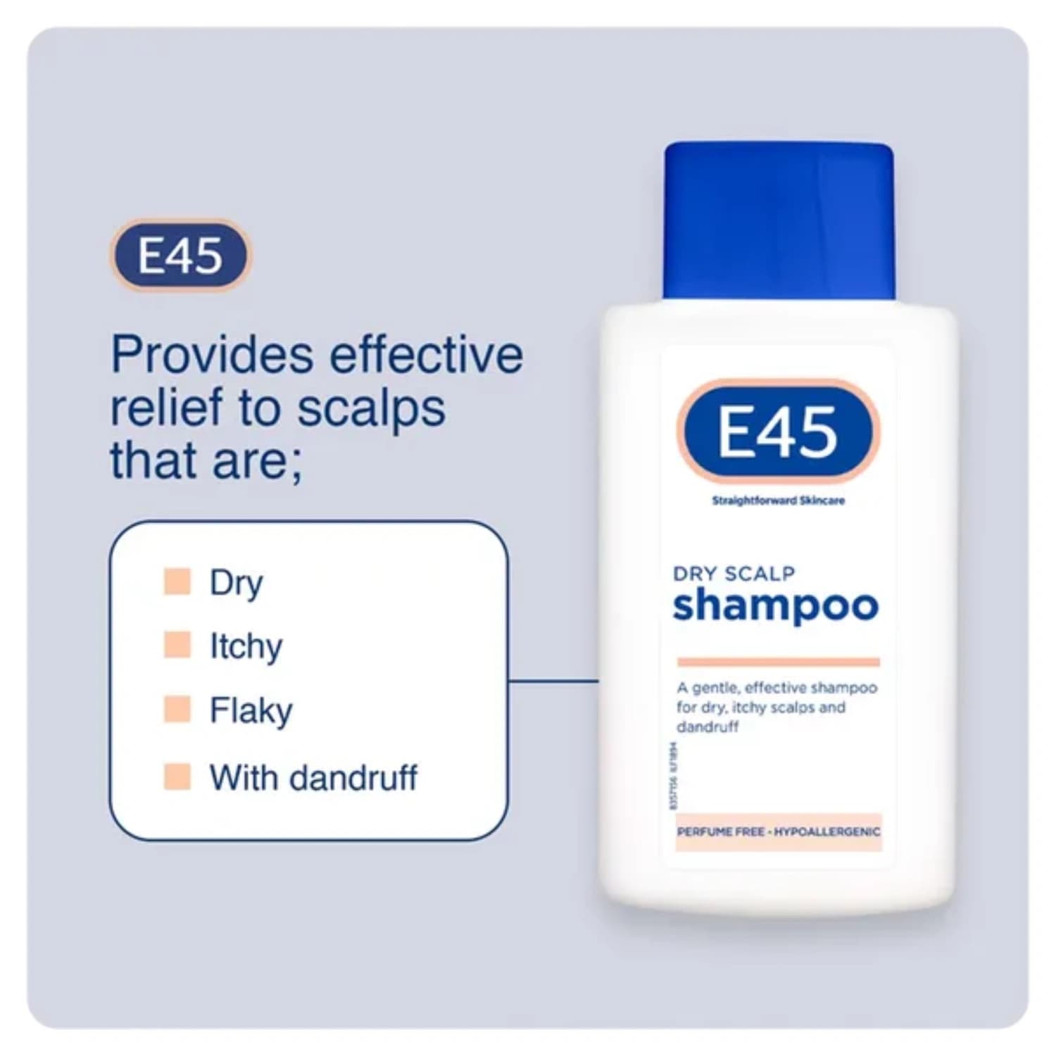 E45 Anti-Dandruff Dry Scalp Shampoo 200ml