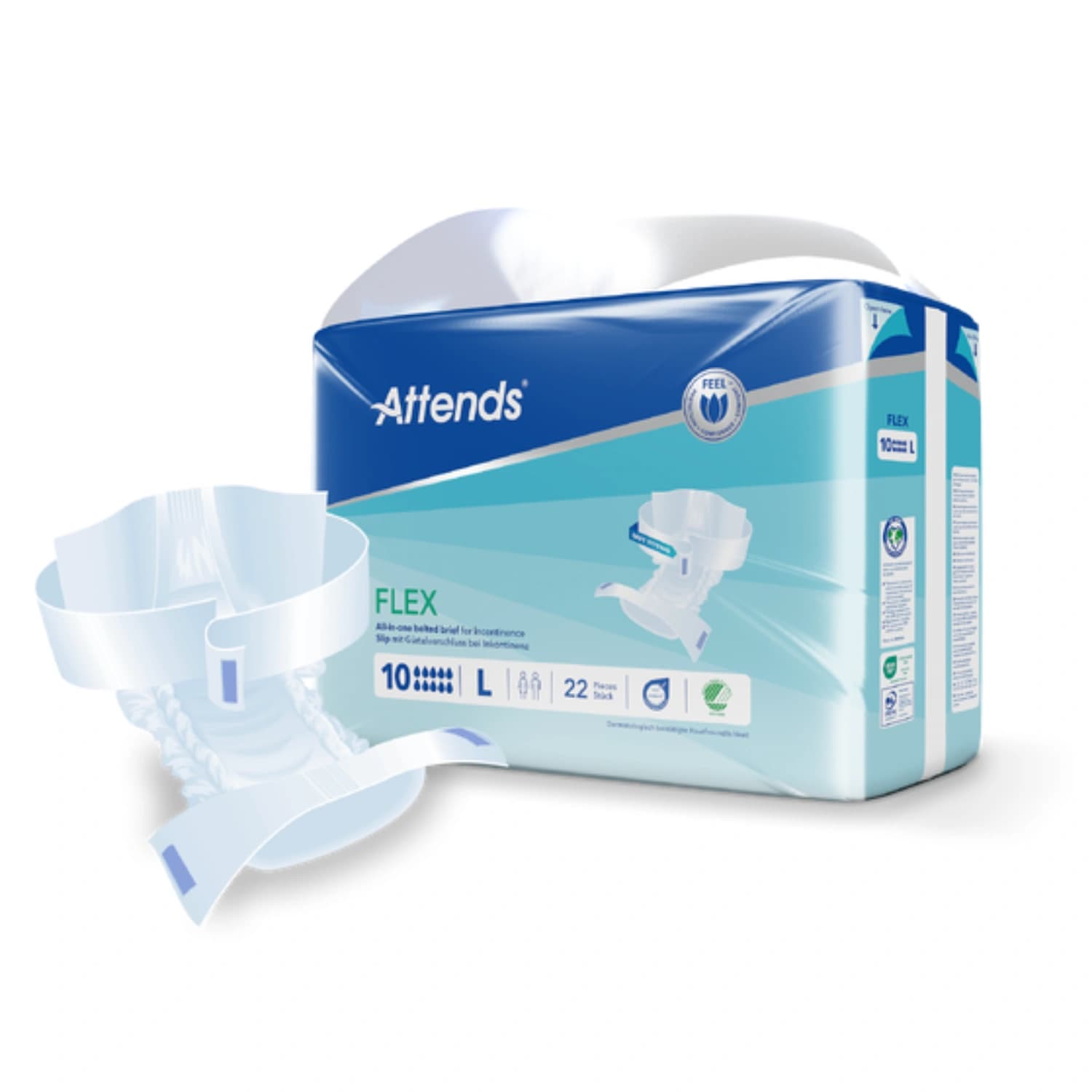 Attends flex all in one belted pads 1