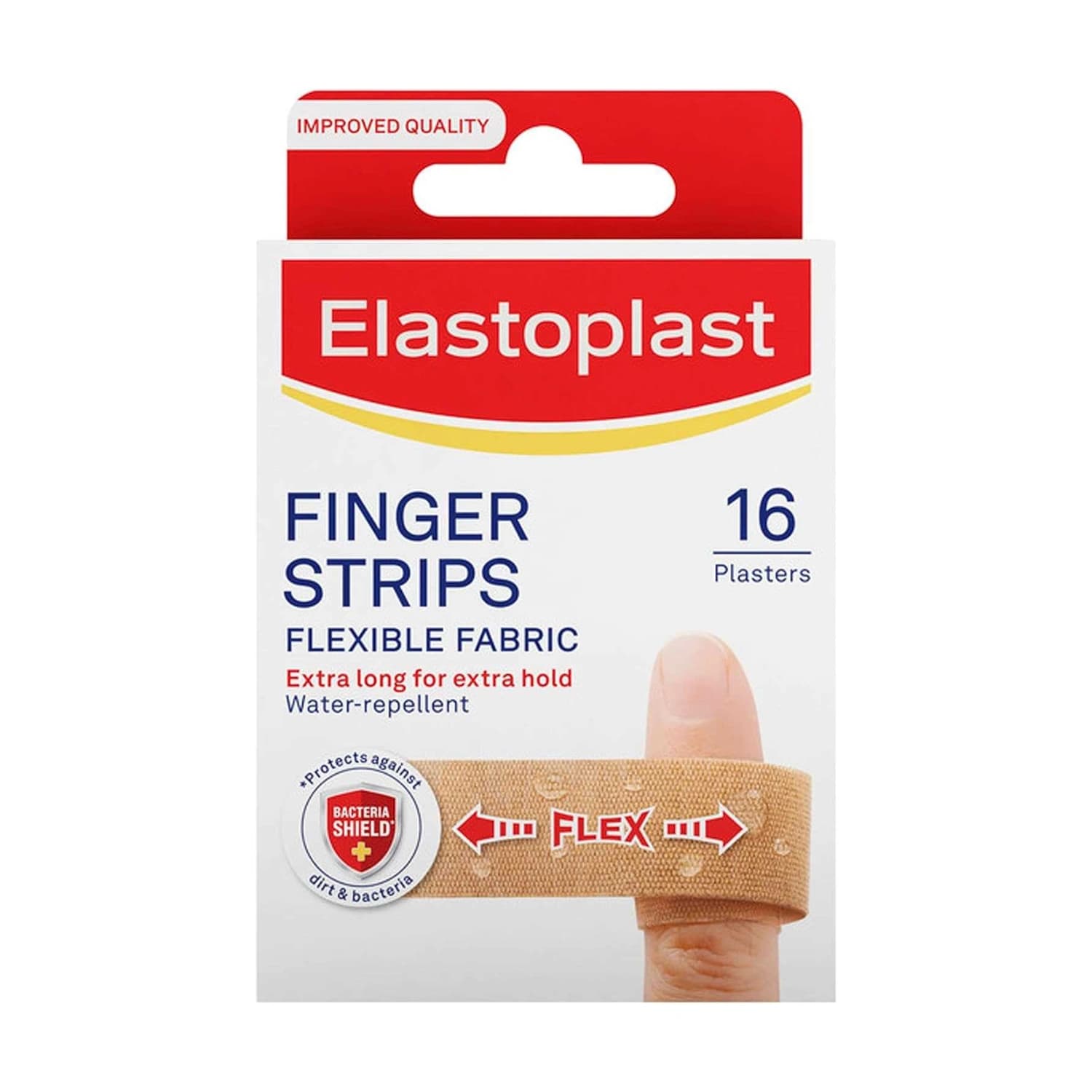 Elastoplast finger strip plasters 16s