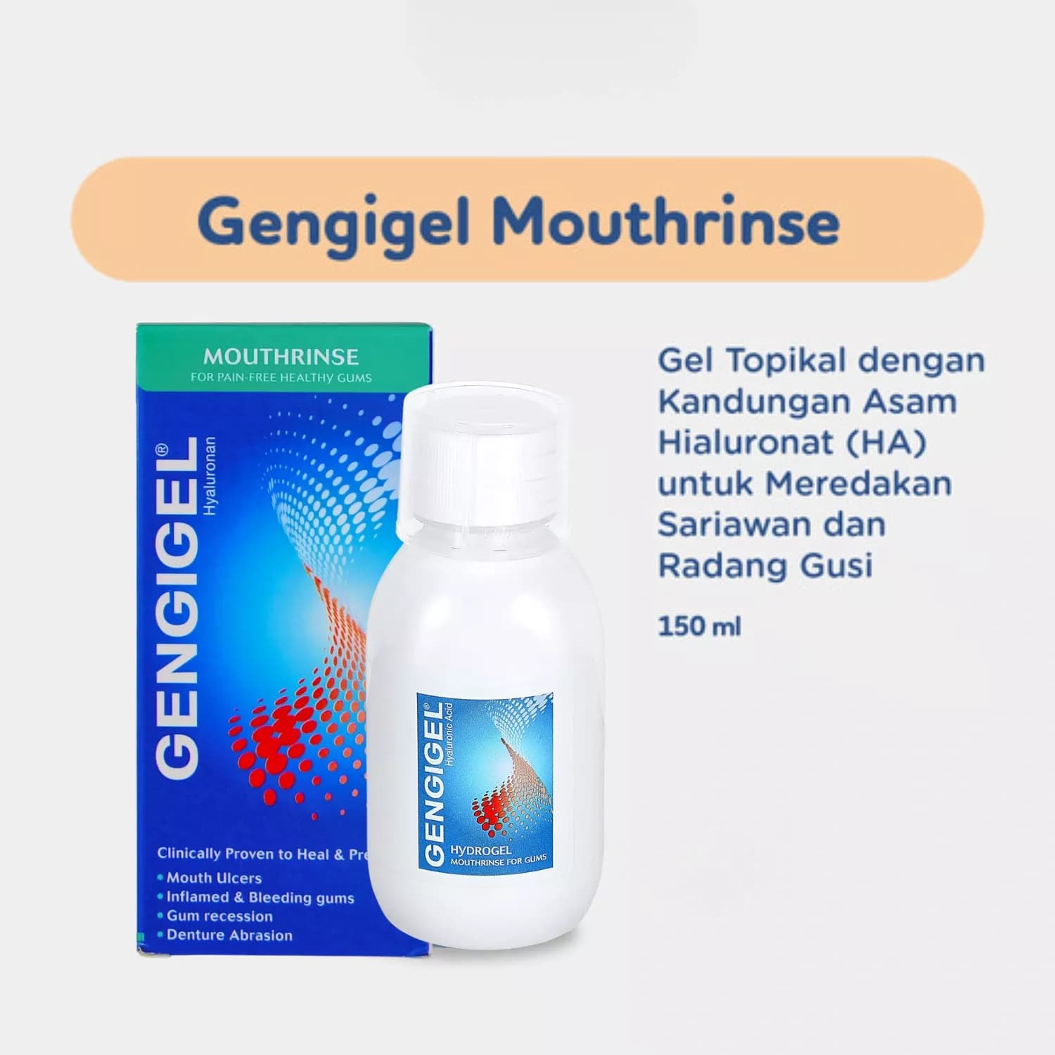 Gengigel mouthrinse 150ml 7