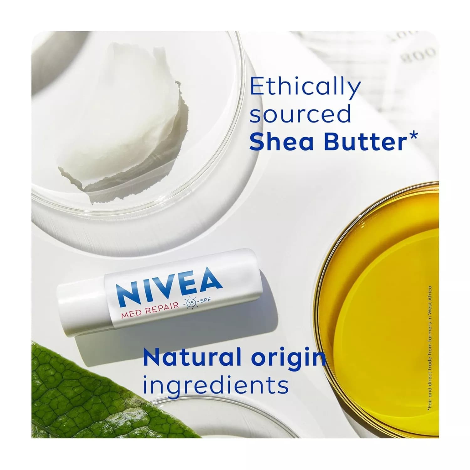 Nivea repair care lip balm spf15 4 4