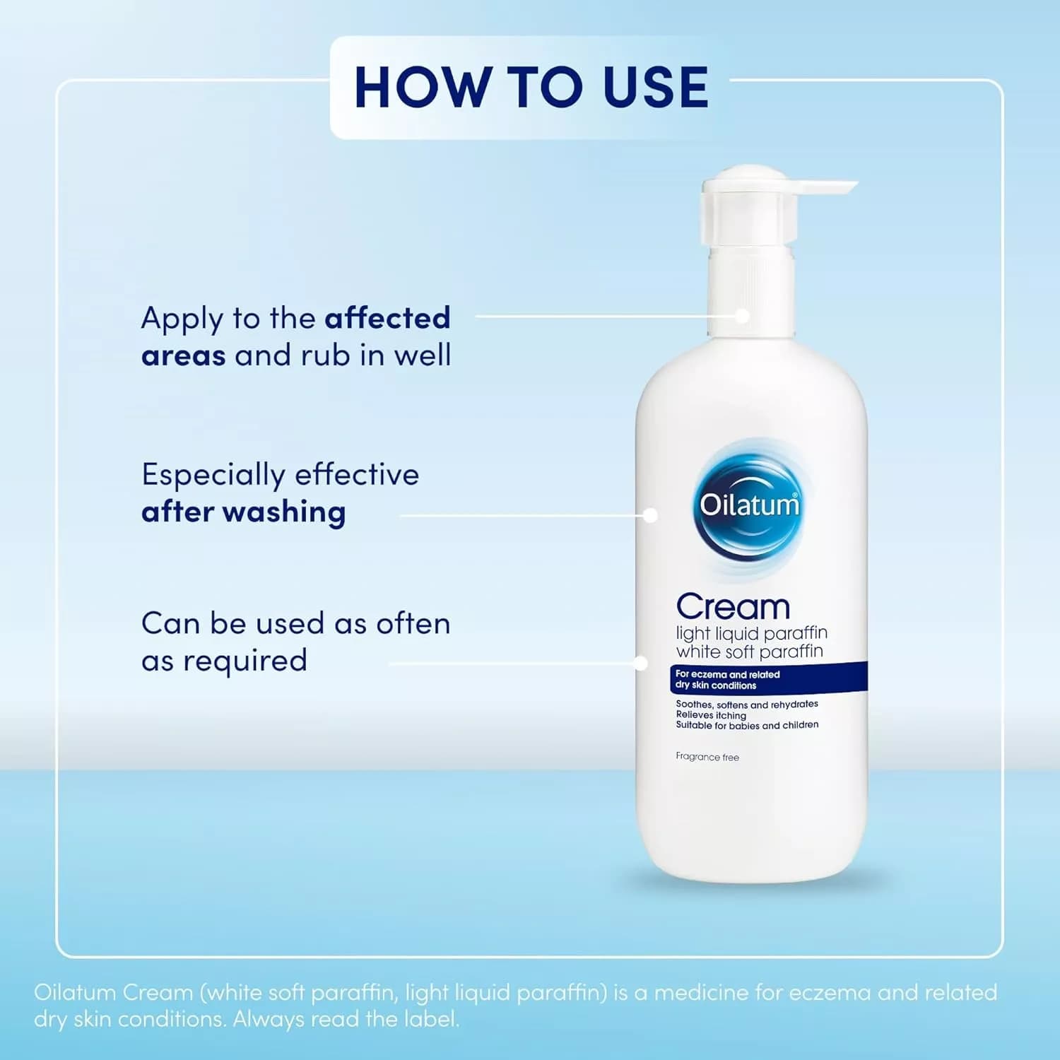 Oilatum cream 500ml 4