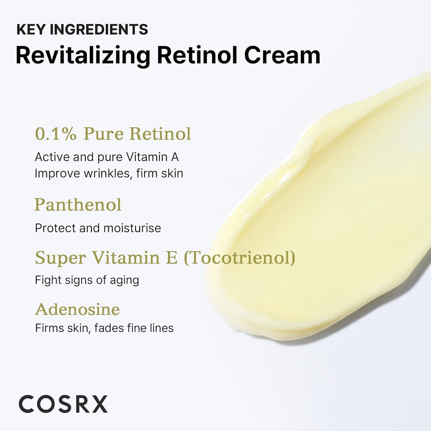 Cosrx the retinol 0.1 cream 20ml 3