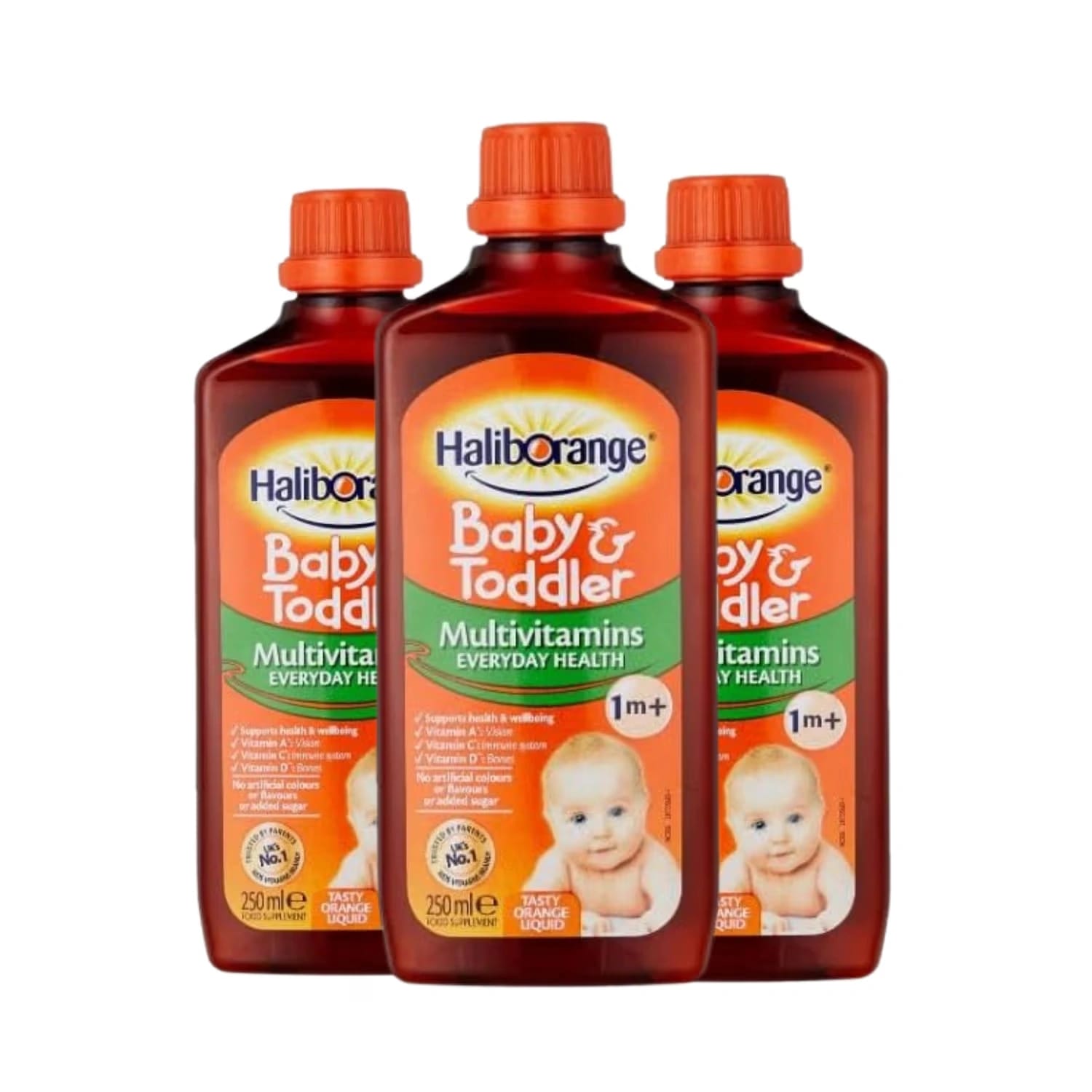 Haliborange Baby & Toddler Multivitamins 250ml x 3 Packs