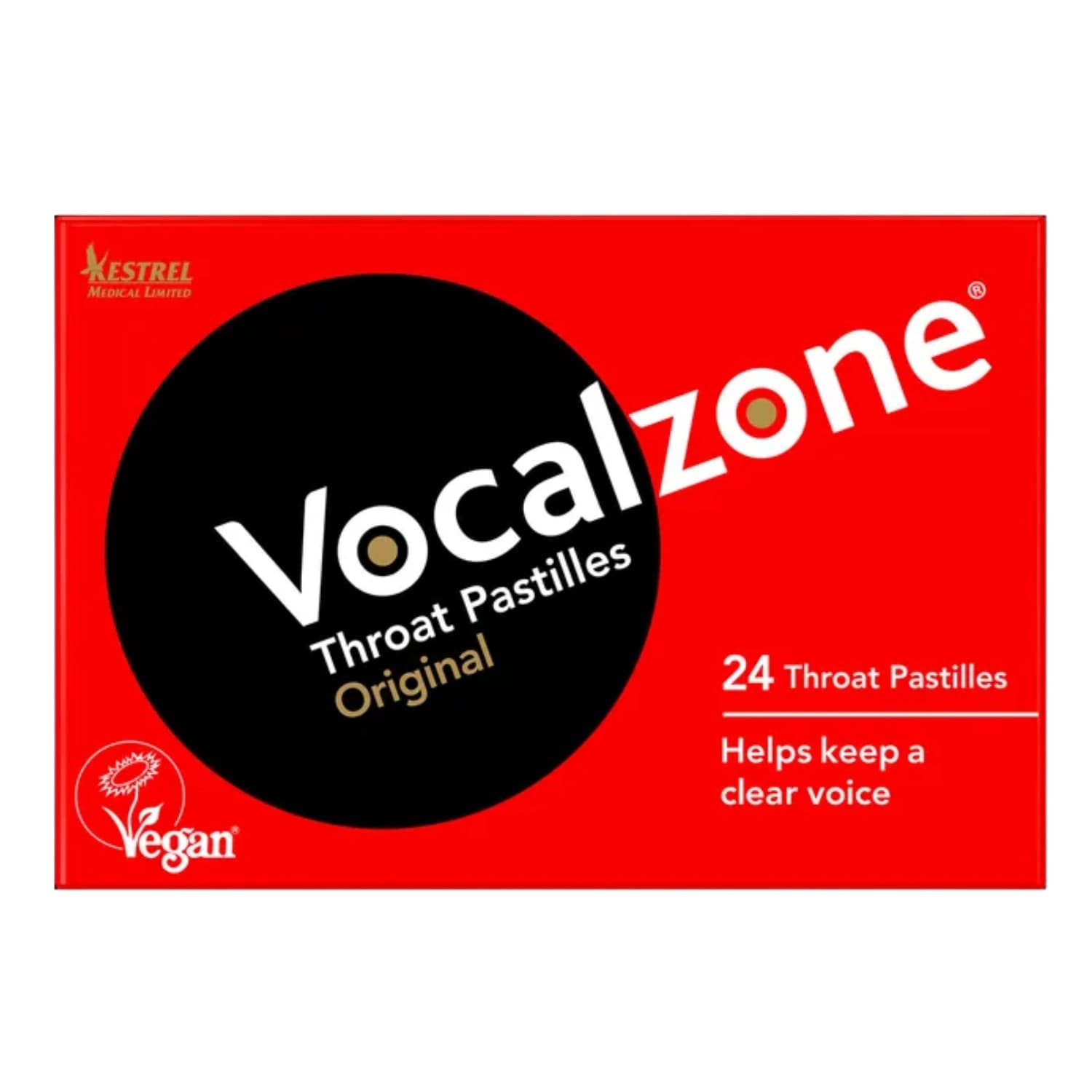 Vocalzone 3 Flavour Sore Throat Relief Pastilles