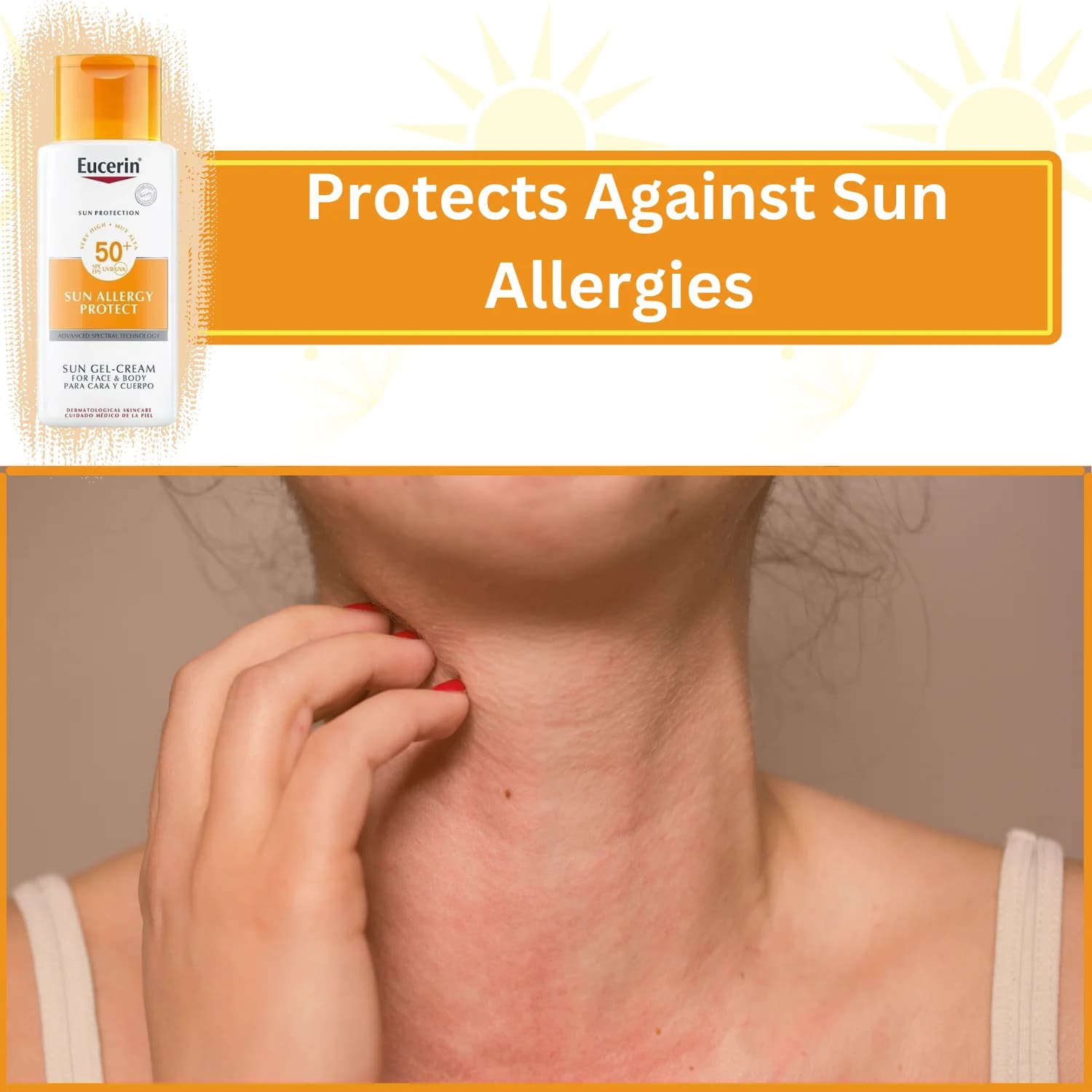 Eucerin Sun Allergy Protection Sun Creme Gel 150ml