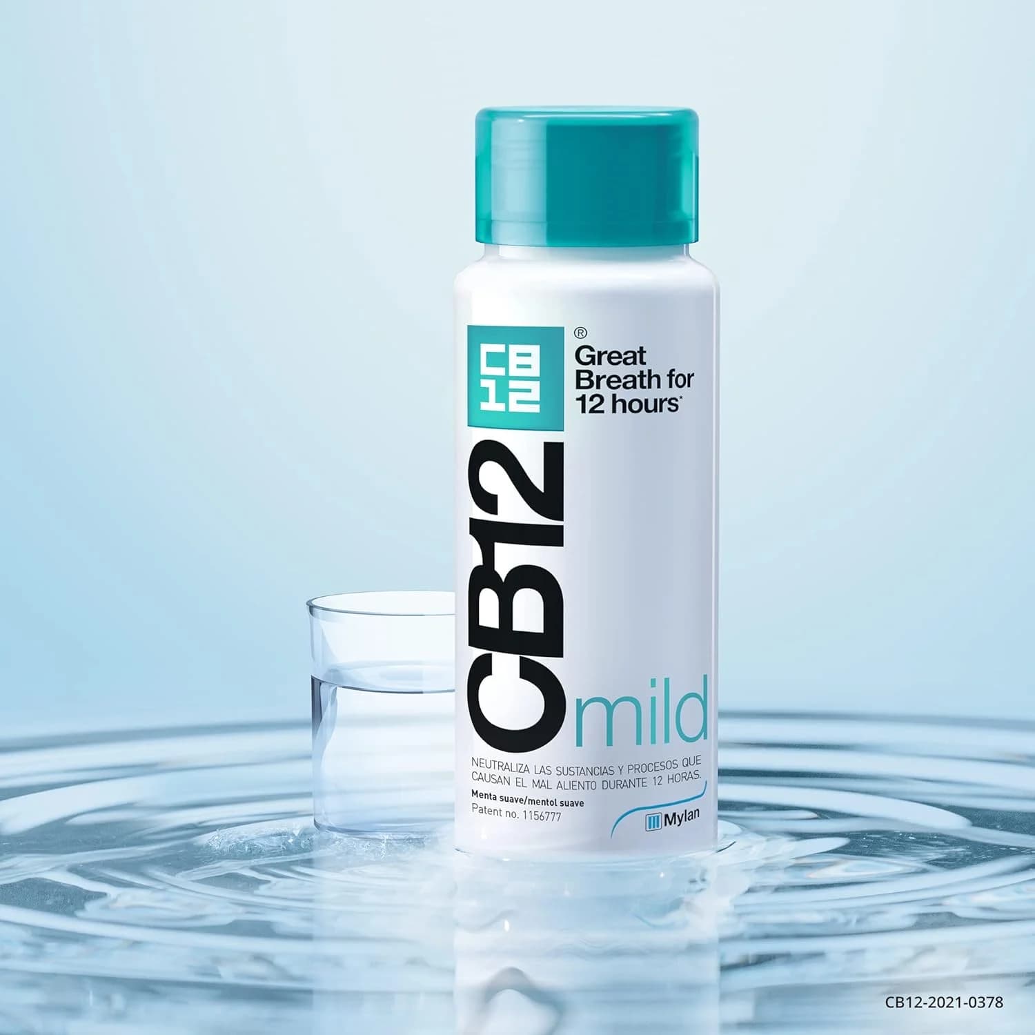 CB12 Mouthwash Green Mild Mint 250ml