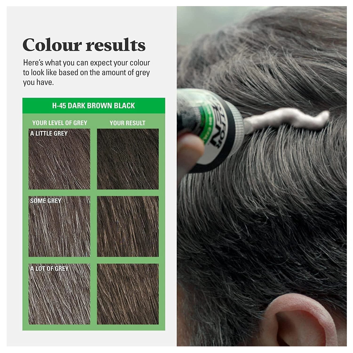 Just For Men Hair Colourant, Natural Dark Brown Black