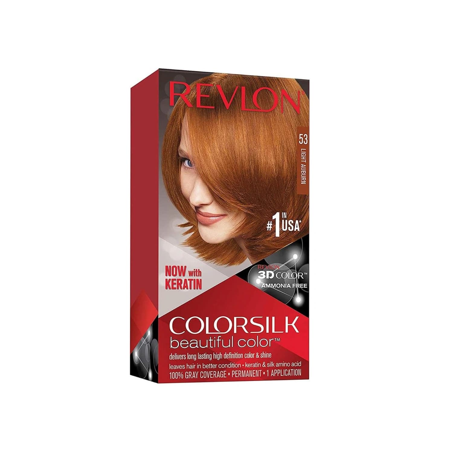 Revlon Colorsilk Permanent Hair Colour 53 Light Auburn