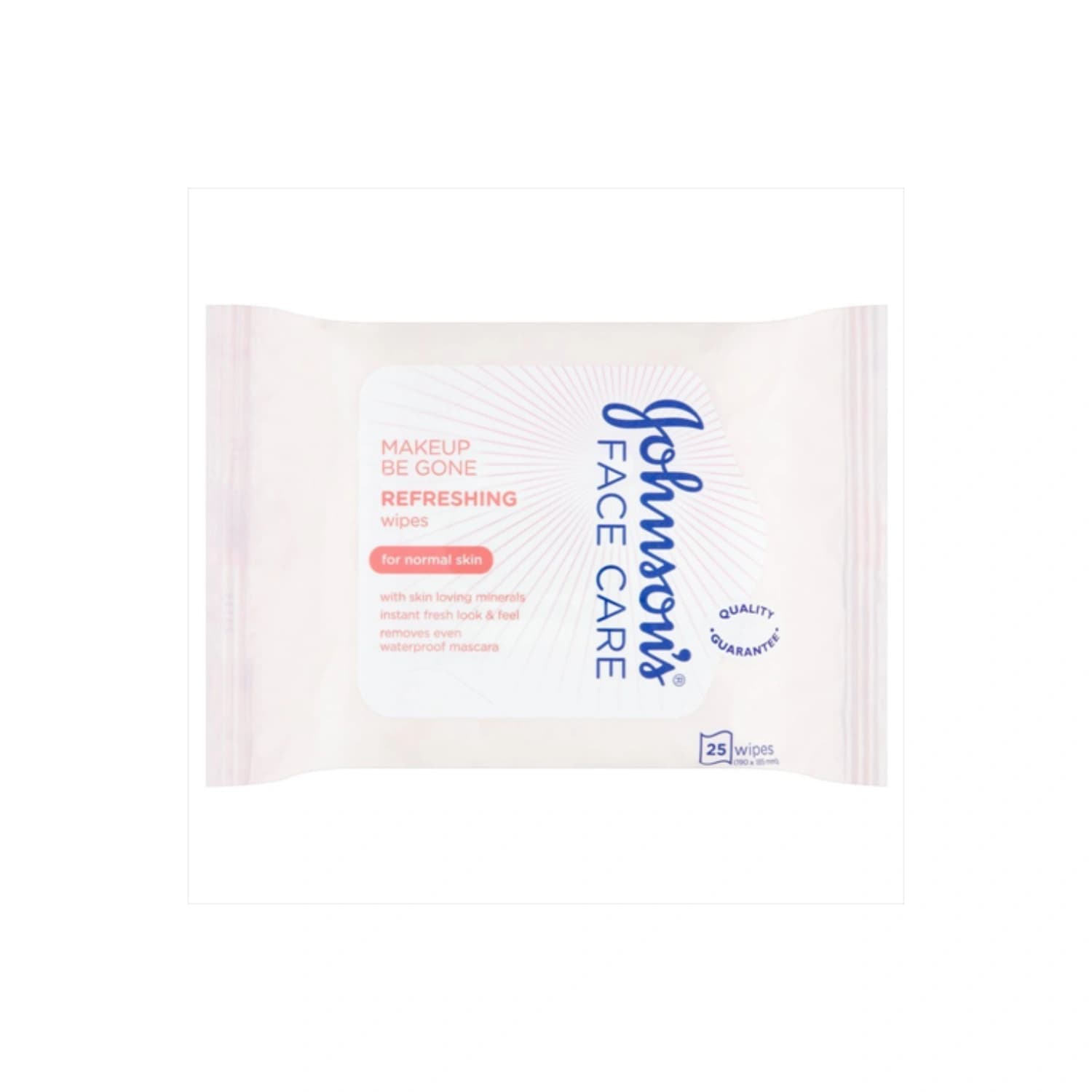 Johnson’s Face Care Makeup Be Gone Refreshing 25 Wipes
