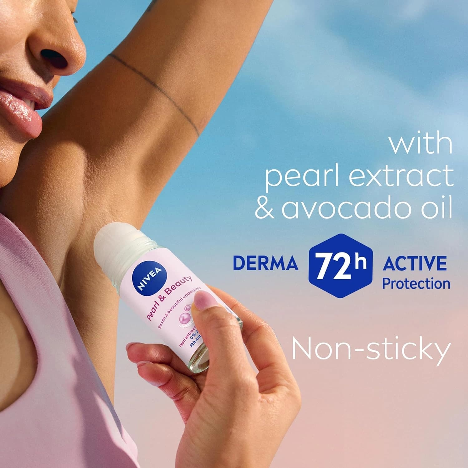 Nivea anti perspirant pearl & beauty roll on 50ml (3)
