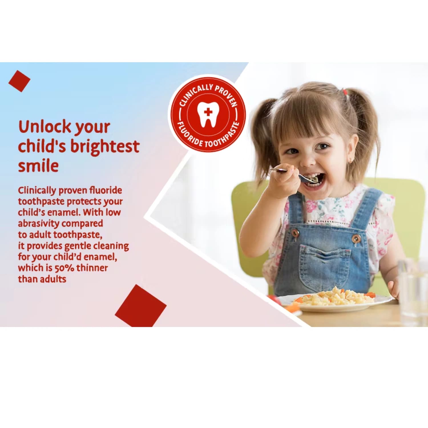 Aquafresh Kids Toothpaste Little Teeth 3-5 Years 50 ml