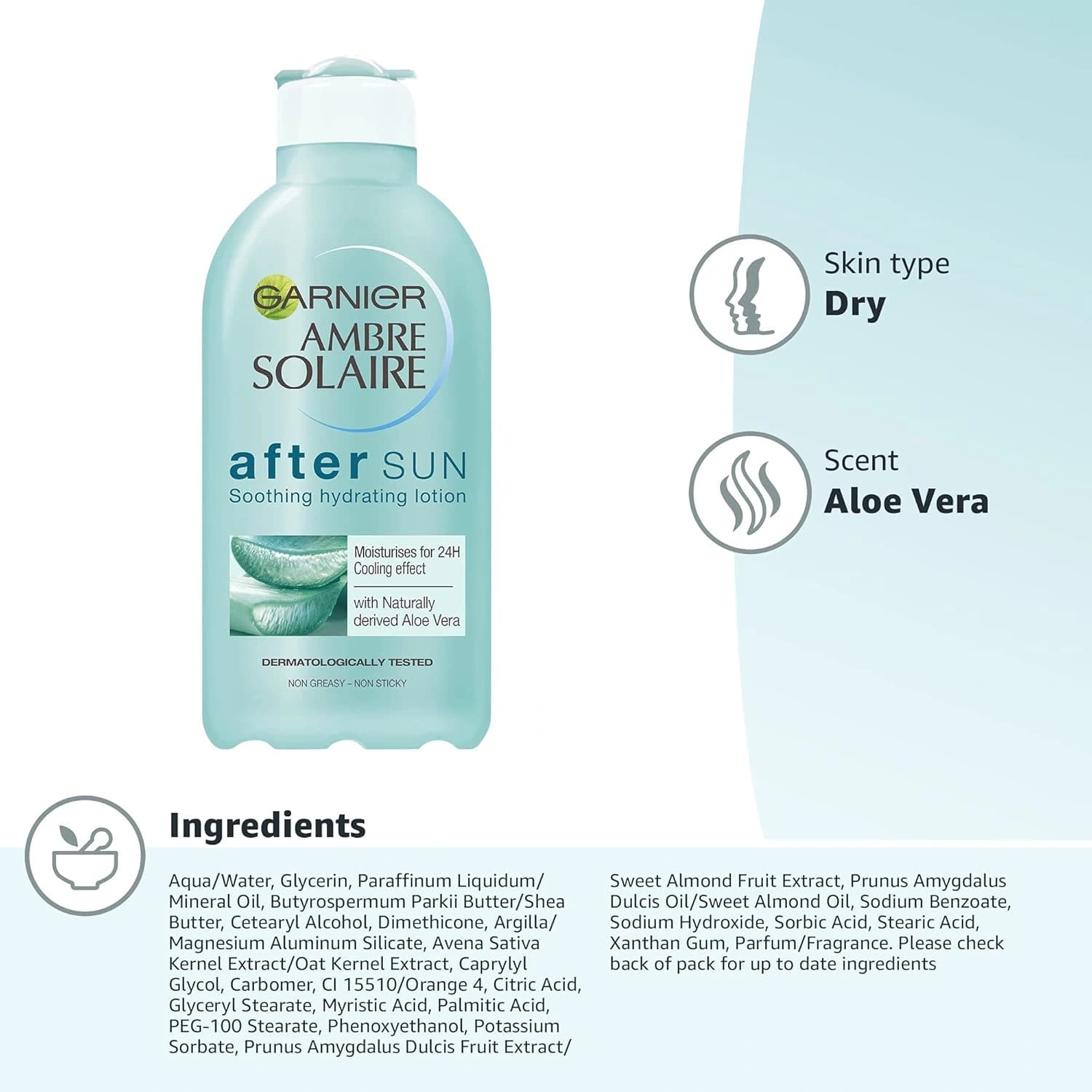 Garnier Ambre Solaire After Sun 24H Hydrating Lotion 200ml