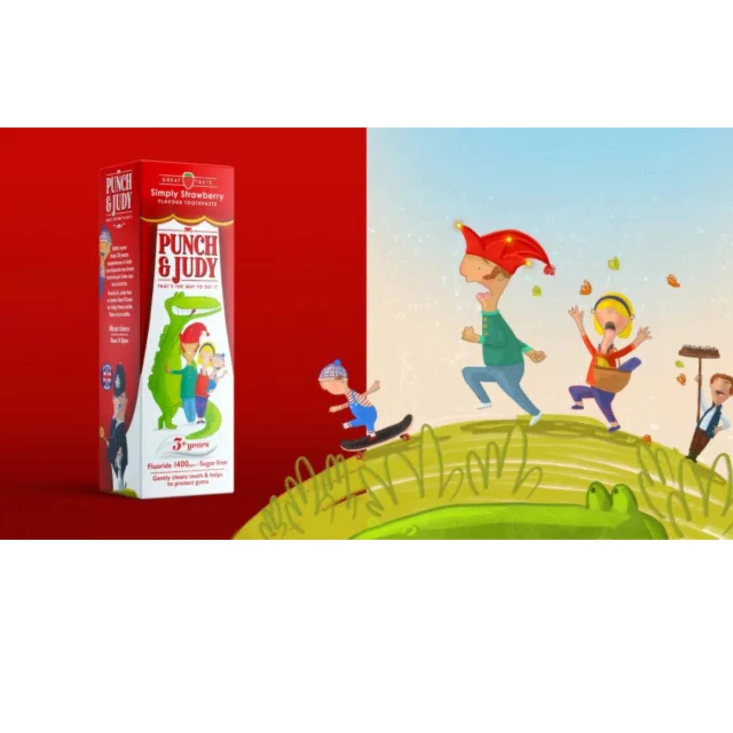 Punch & Judy Simply Strawberry Toothpaste 3+Years 50ml
