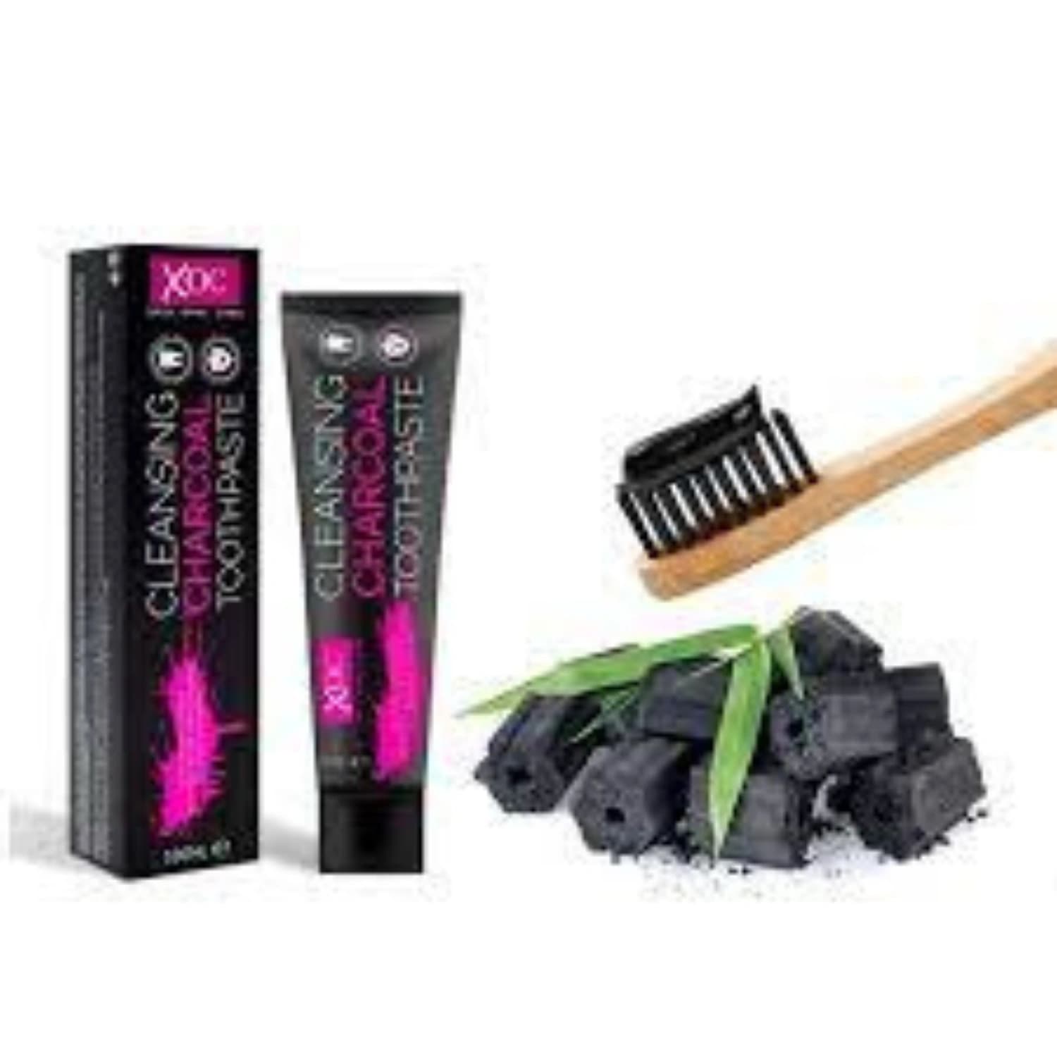 Xpel Oral Care Cleansing Charcoal Toothpaste 100 ml + Toothbrush