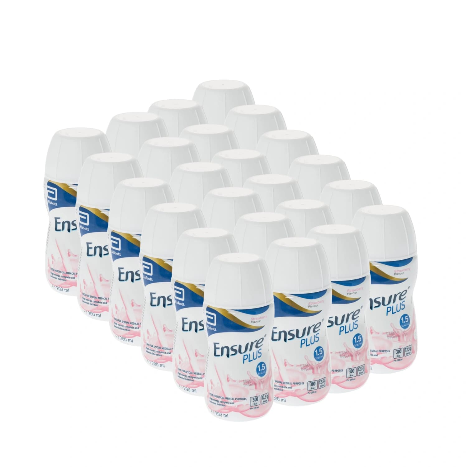 Ensure Plus Nutritional Supplement Drink Strawberry 200ml (Pack of 24)