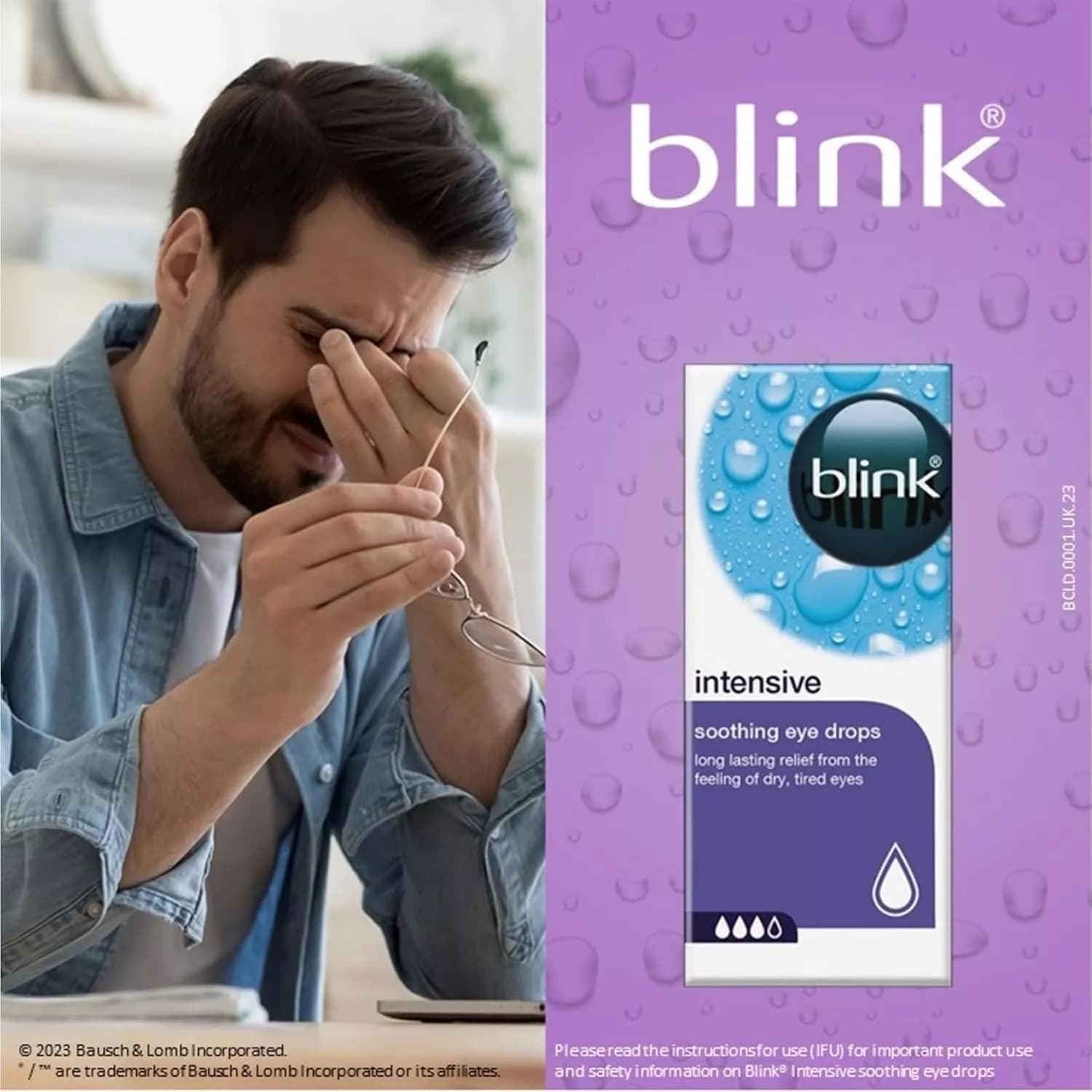 Blink Intensive Tears Protective Eye Drops 10ml