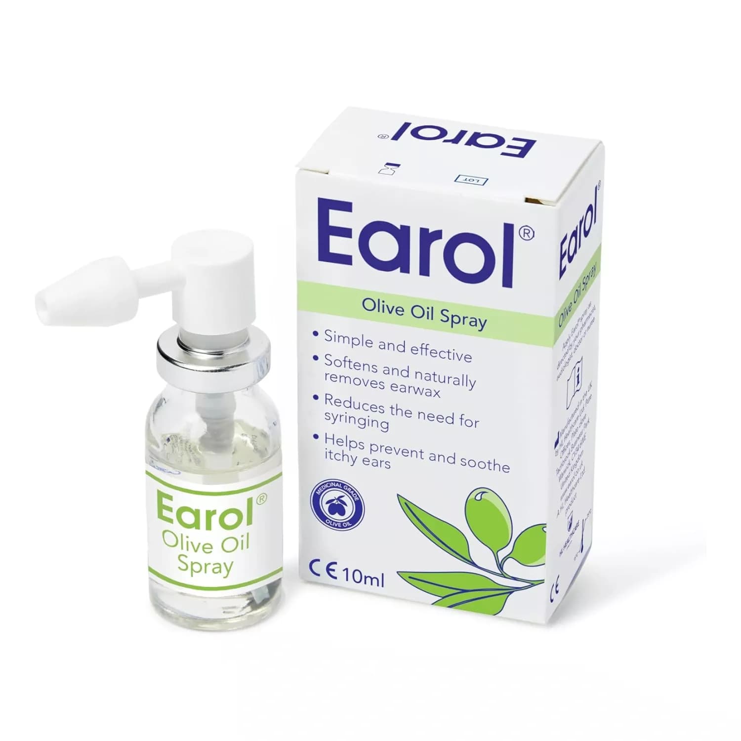 Earol Ear Wax Remover Olive Oil Spray 10ml