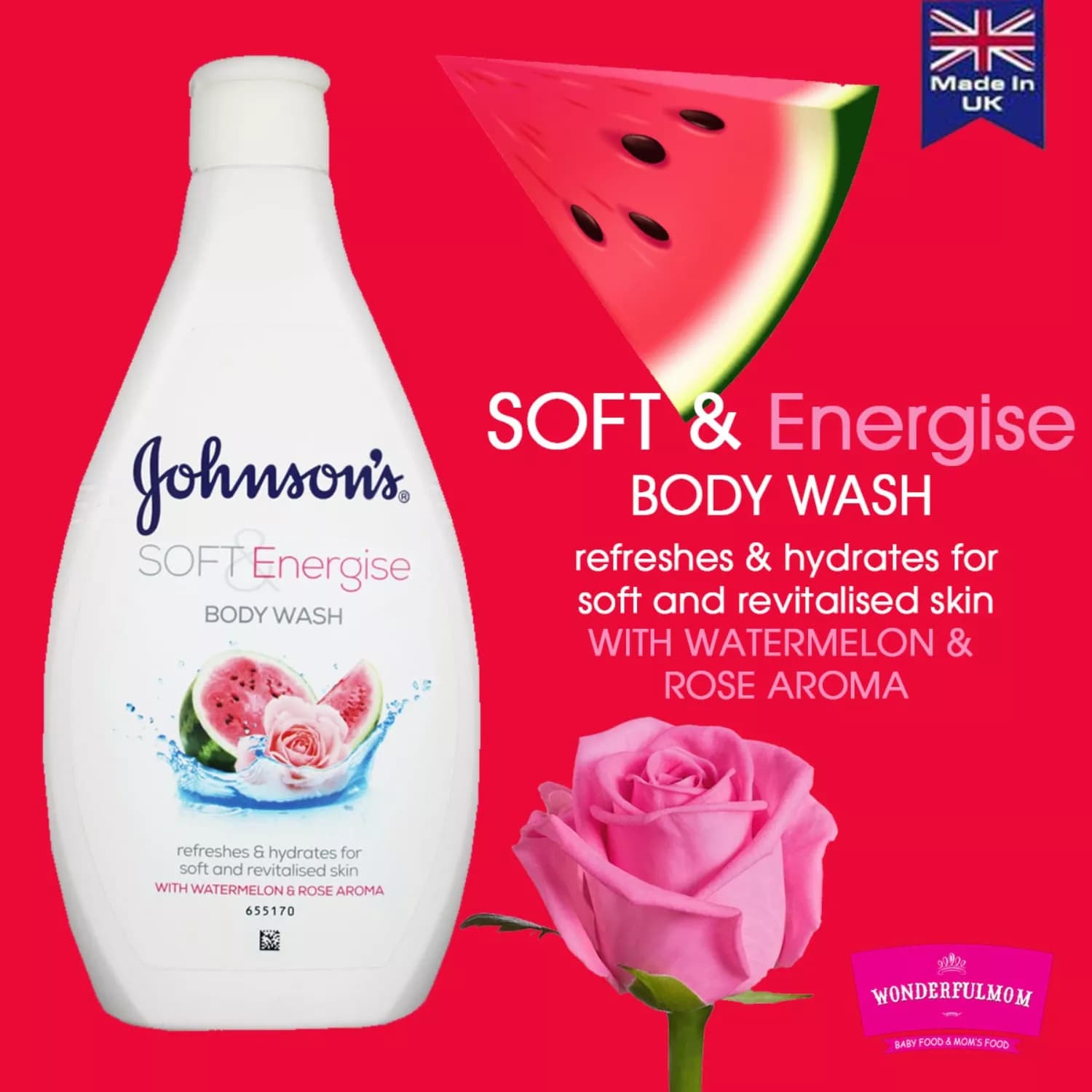 Johnson’s Soft & Energise Body Wash 400ml