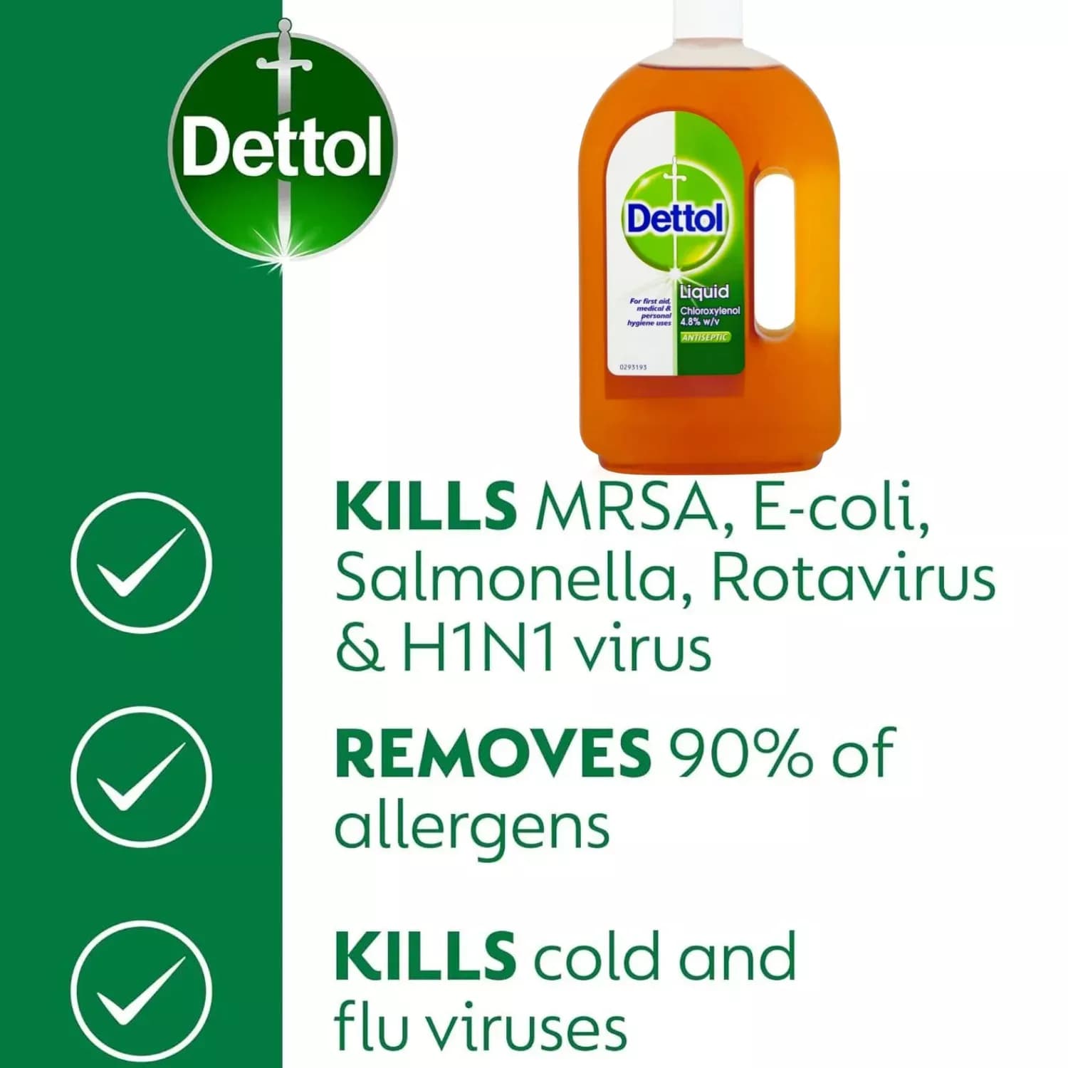Dettol Antiseptic Disinfectant Original Liquid 750ml