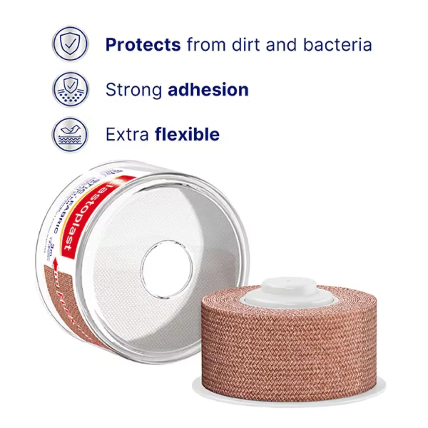 Elastoplast Fabric Elastic Roll Plaster 2.5cm x 3m