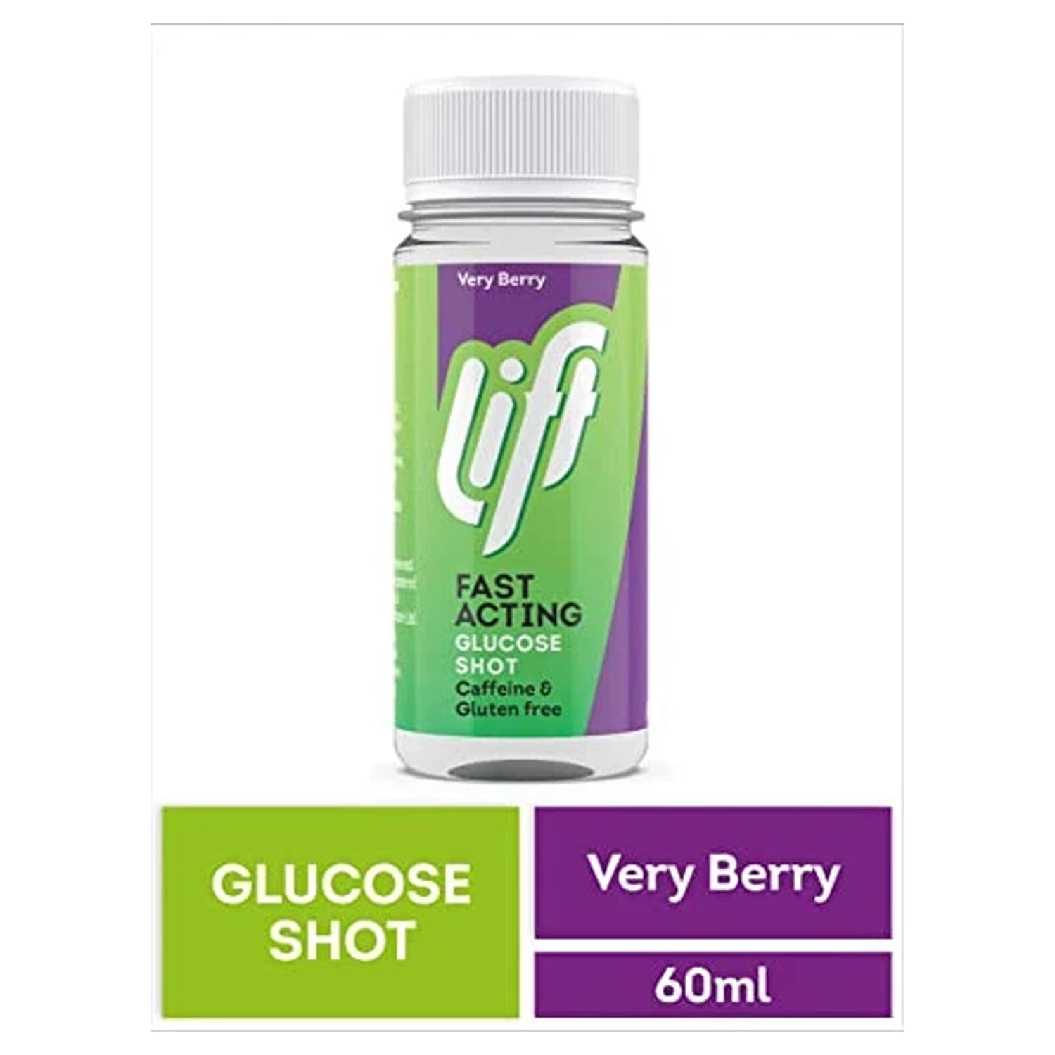 Glucojuice Energy Drink Berry Burst Flavour 60ml