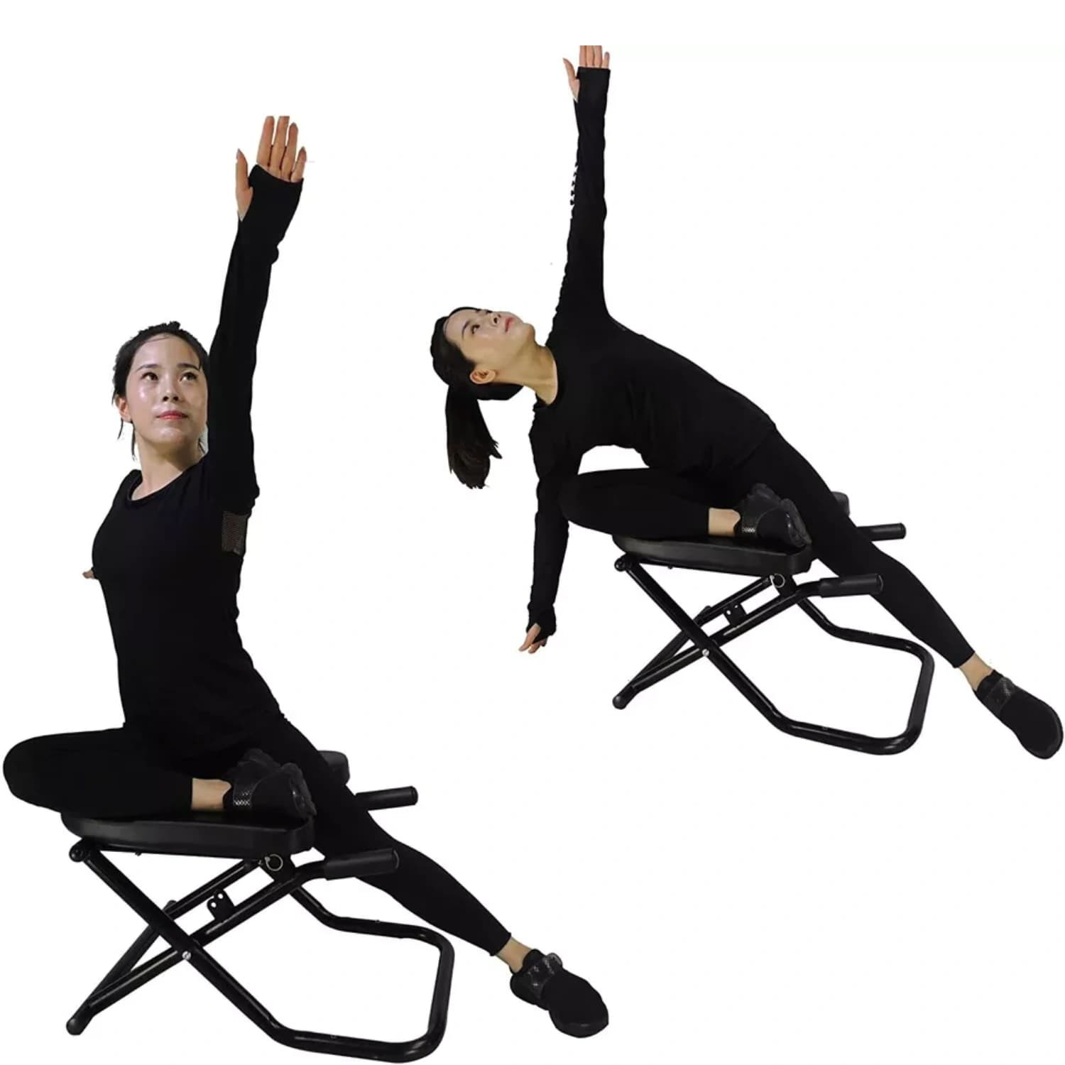Kemket Yoga Headstand Bench Exercise Inversion Stool PU Workbench Upside Down Chair