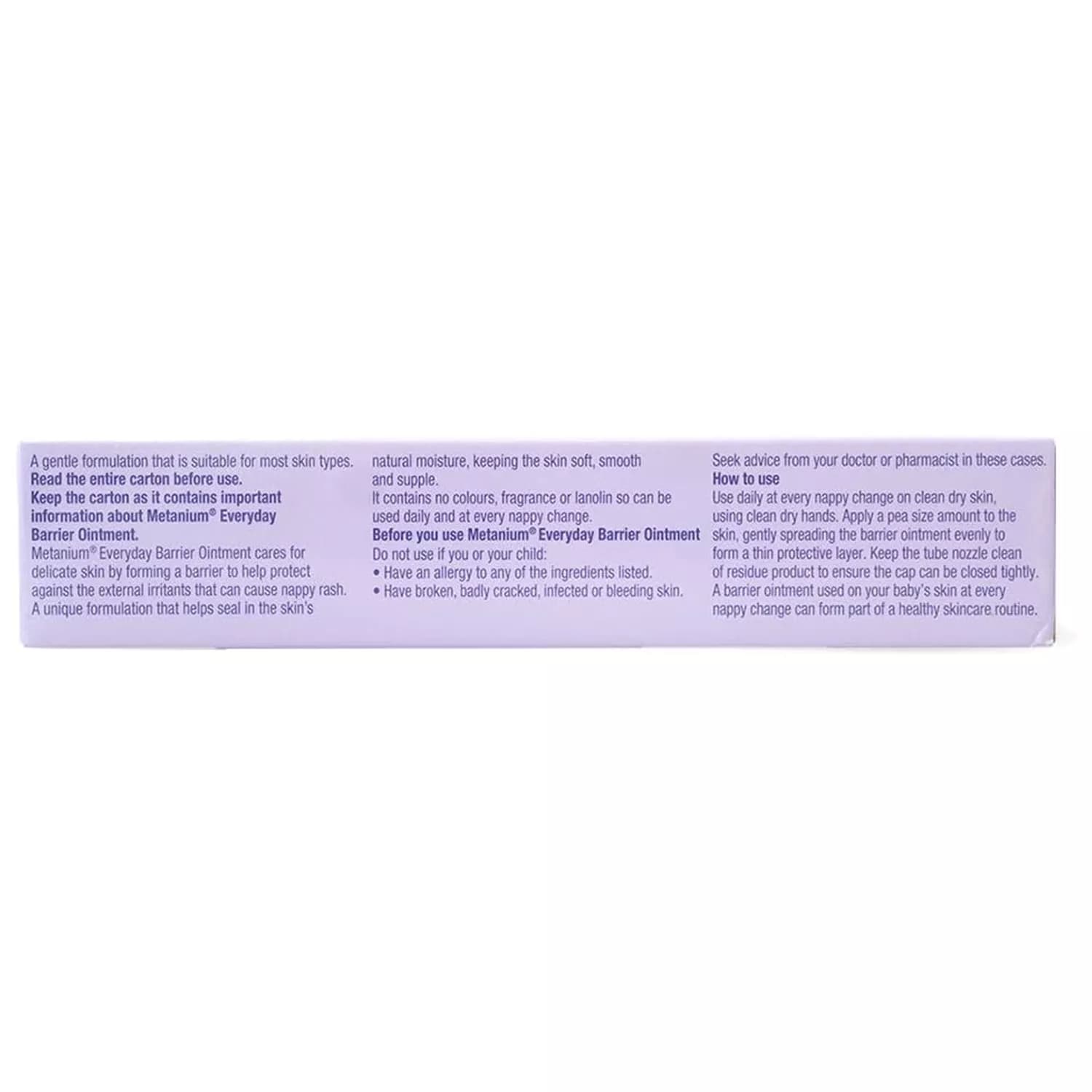 Metanium Everyday Barrier Ointment 40g