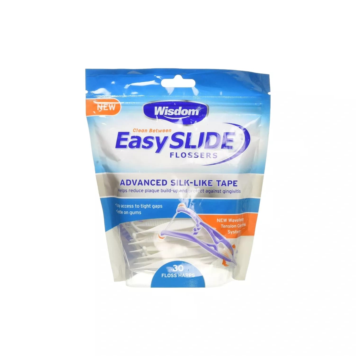 Wisdom Interdental Easy Slide Flossers 30Count