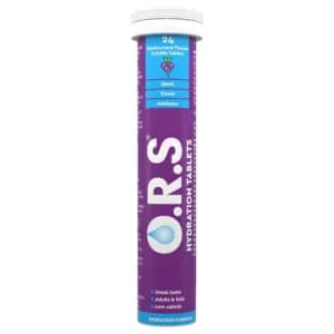 O.R.S. Hydration Blackcurrant 24 Tablets – Pack of 5