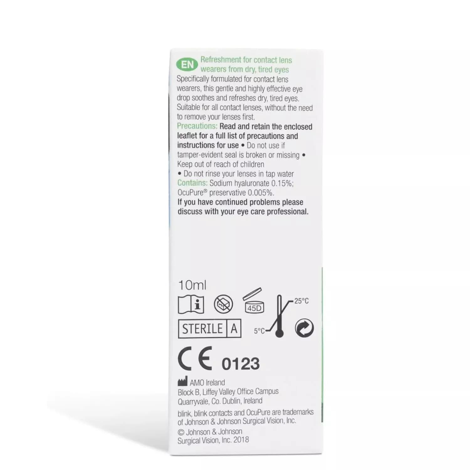 Blink contacts soothing eye drops 10ml 2 1