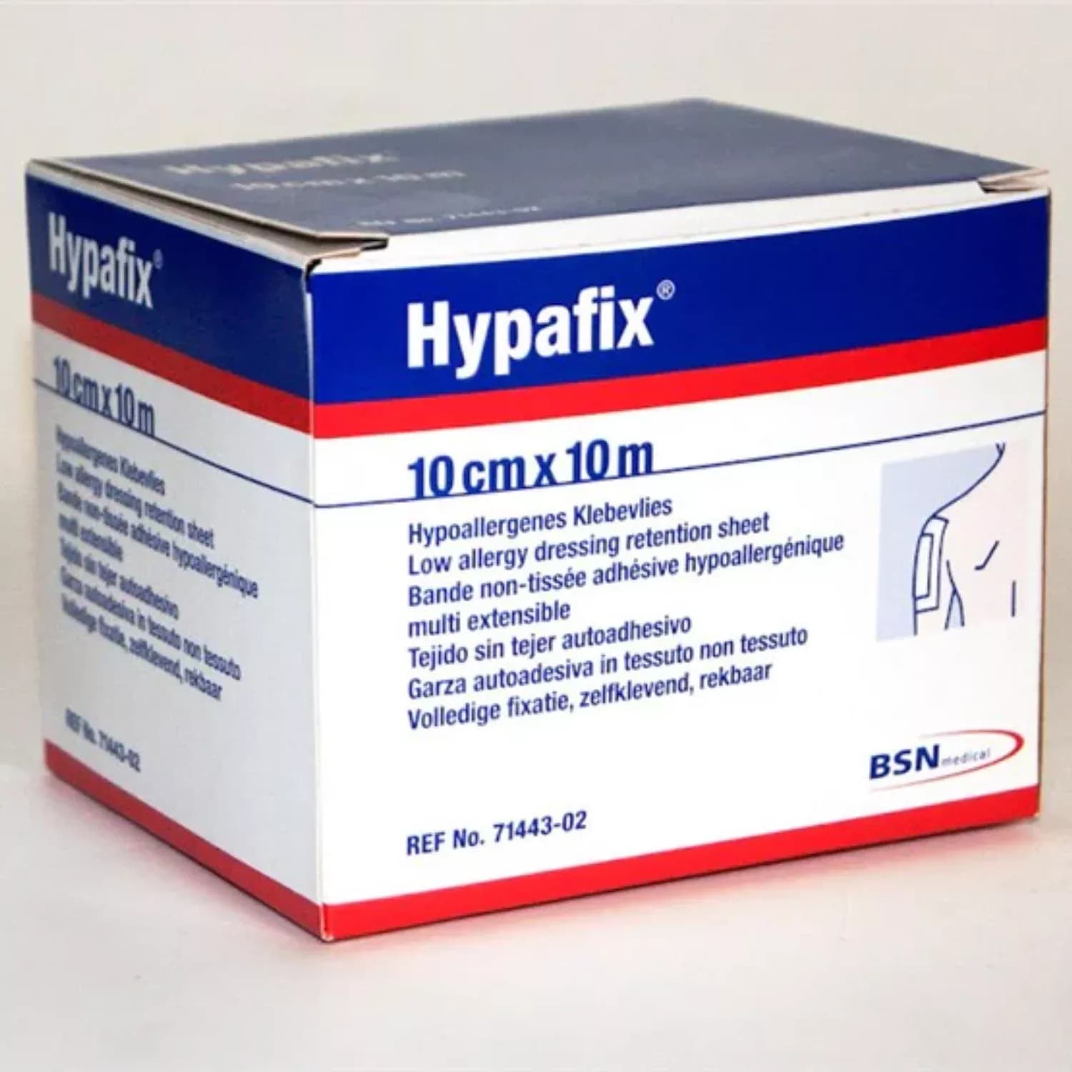 Hypafix dressing retention sheet 10cm x 10m 2