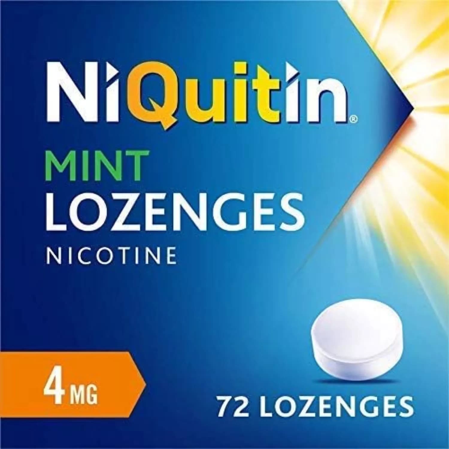 Niquitin lozenges 4mg mint 72 lozenges 6