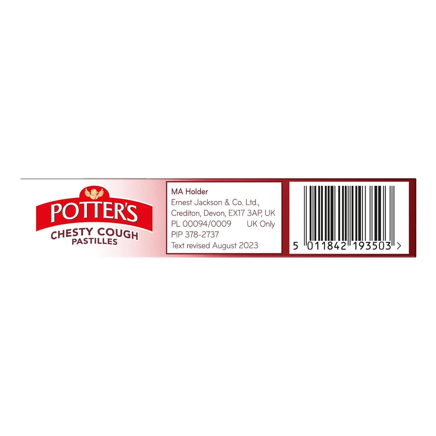 Potters chesty cough catarrh 20 pastilles 1