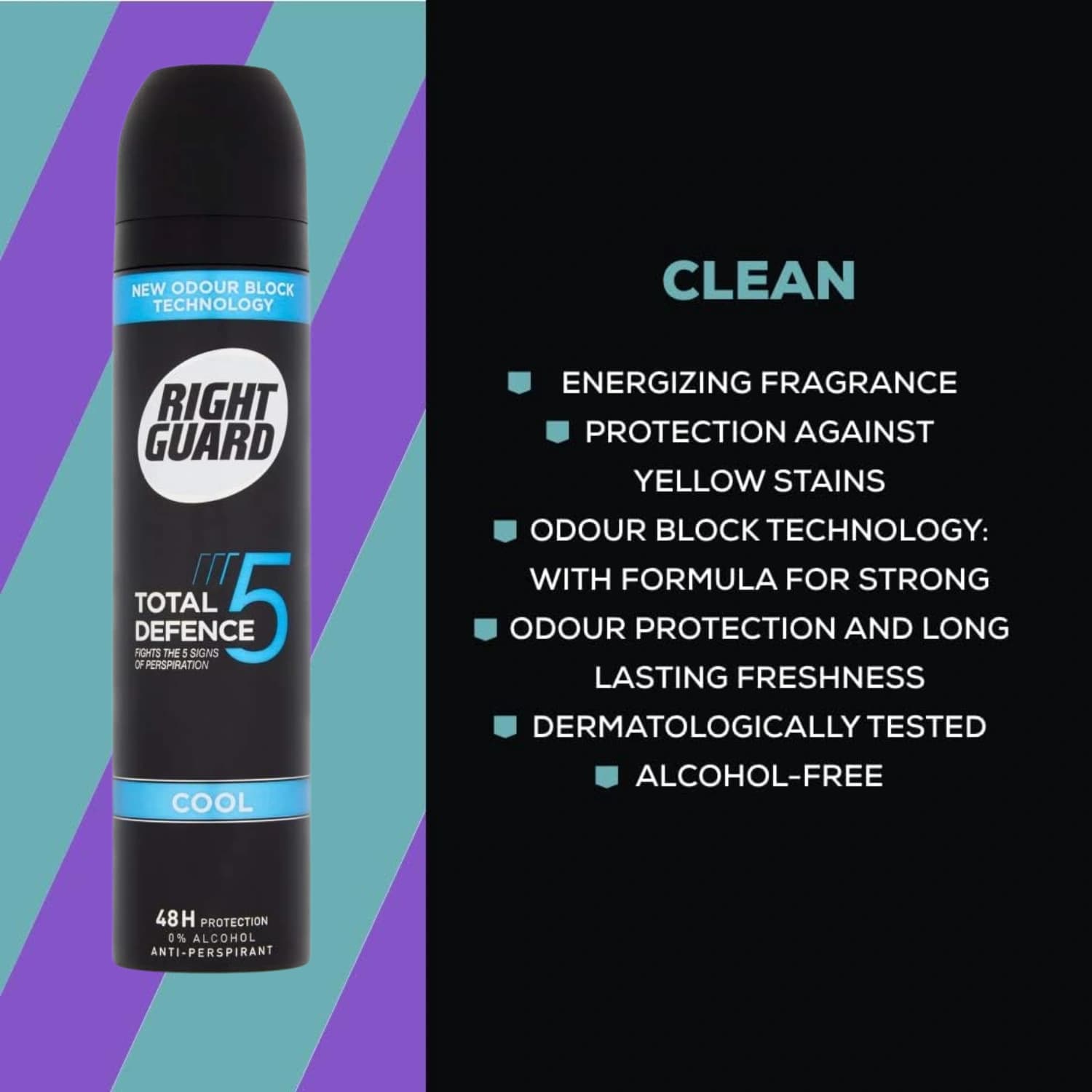 Right guard 48 hours cool anti perspirant 250ml 4