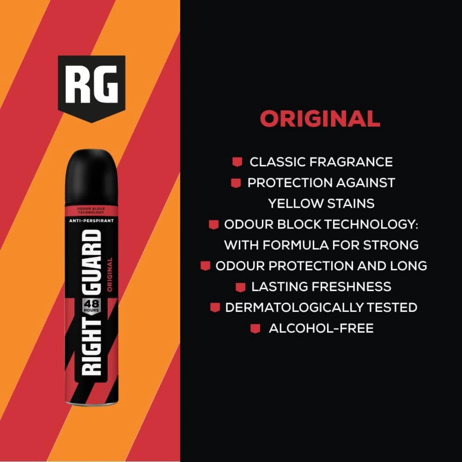 Right guard total defence 5 original anti perspirant 5