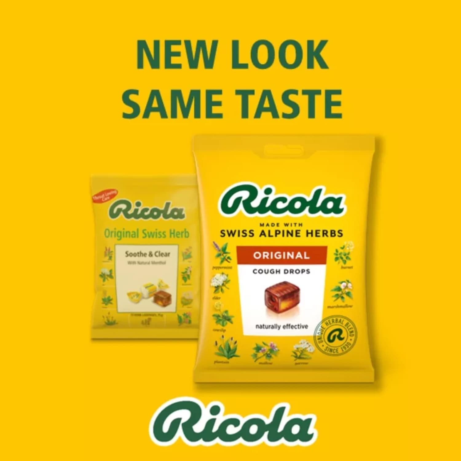 Ricola Soothe Clear Original Swiss Herb Lozenges 75g