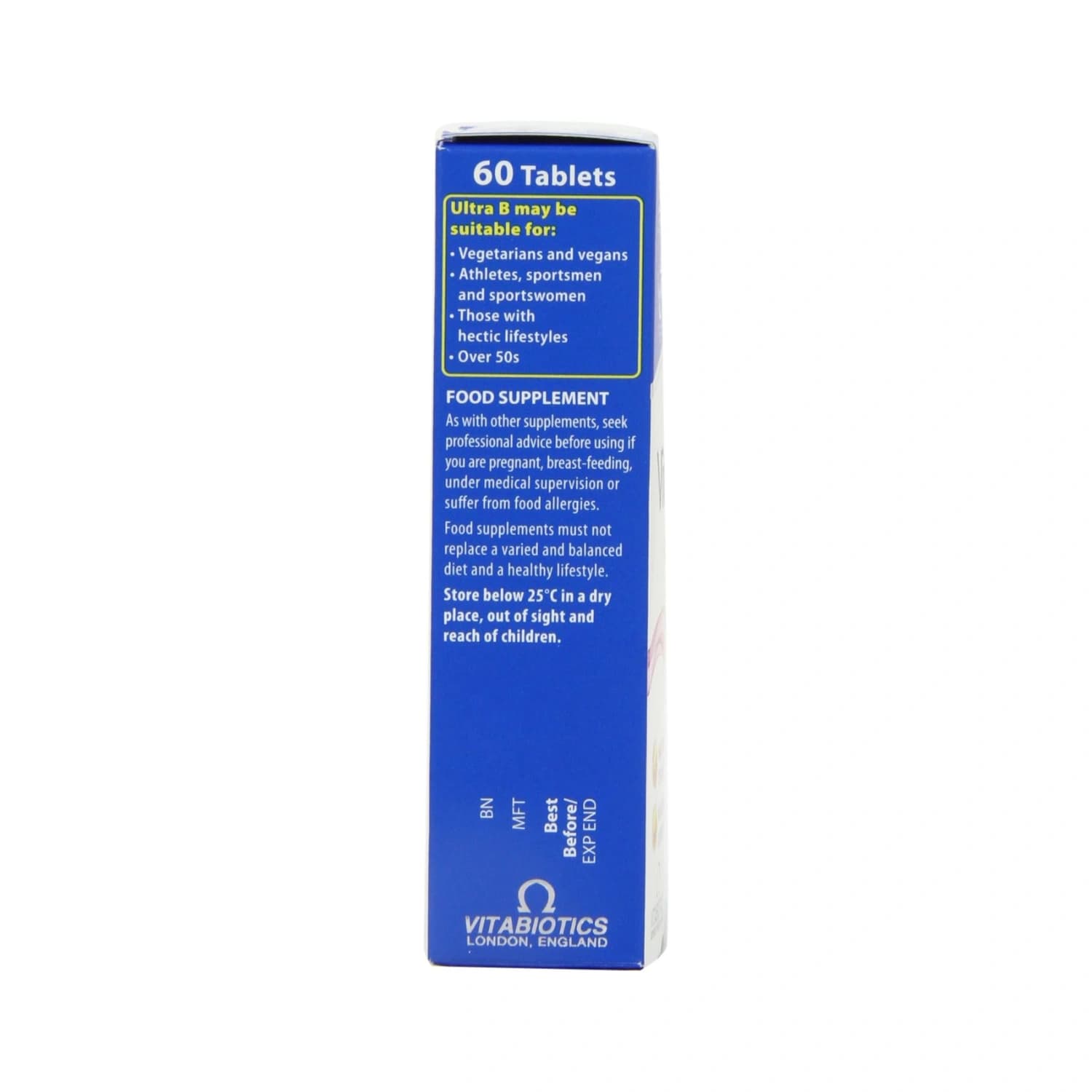 Vitabiotics ultra vitamin b complex 60 tablets 5